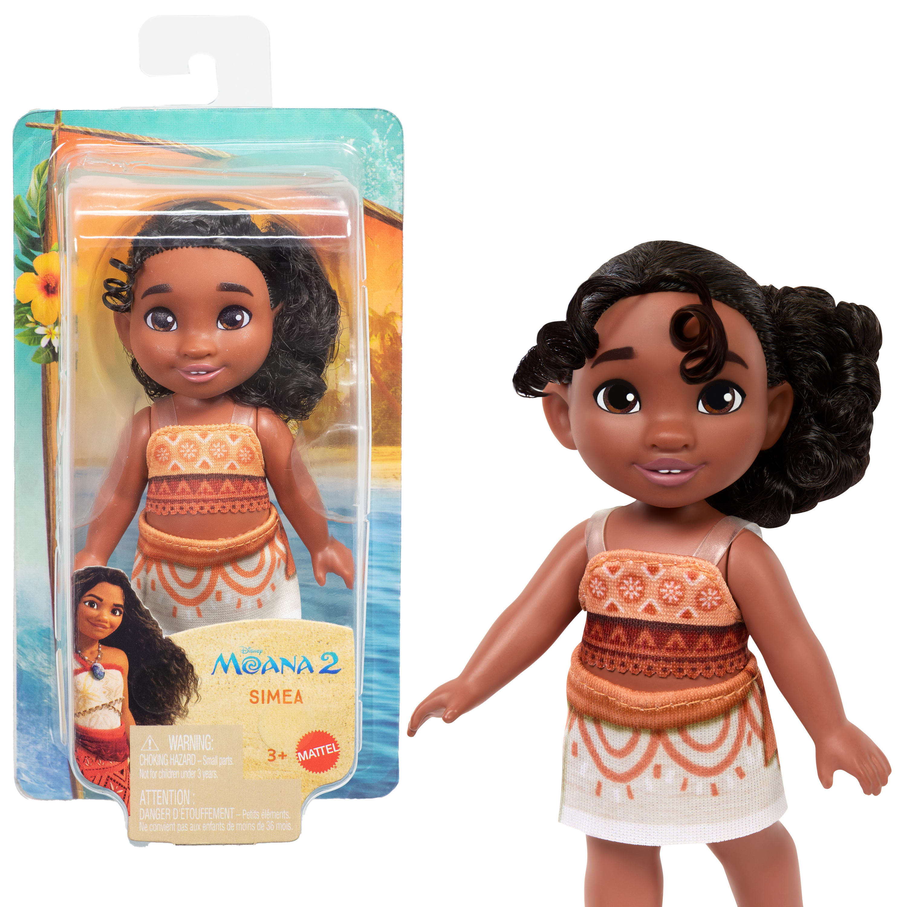 Disney Moana 2 Simea Fashion Doll with Anklet Accessory & Removable Outfit, Inspired by the Movie Disney Princess