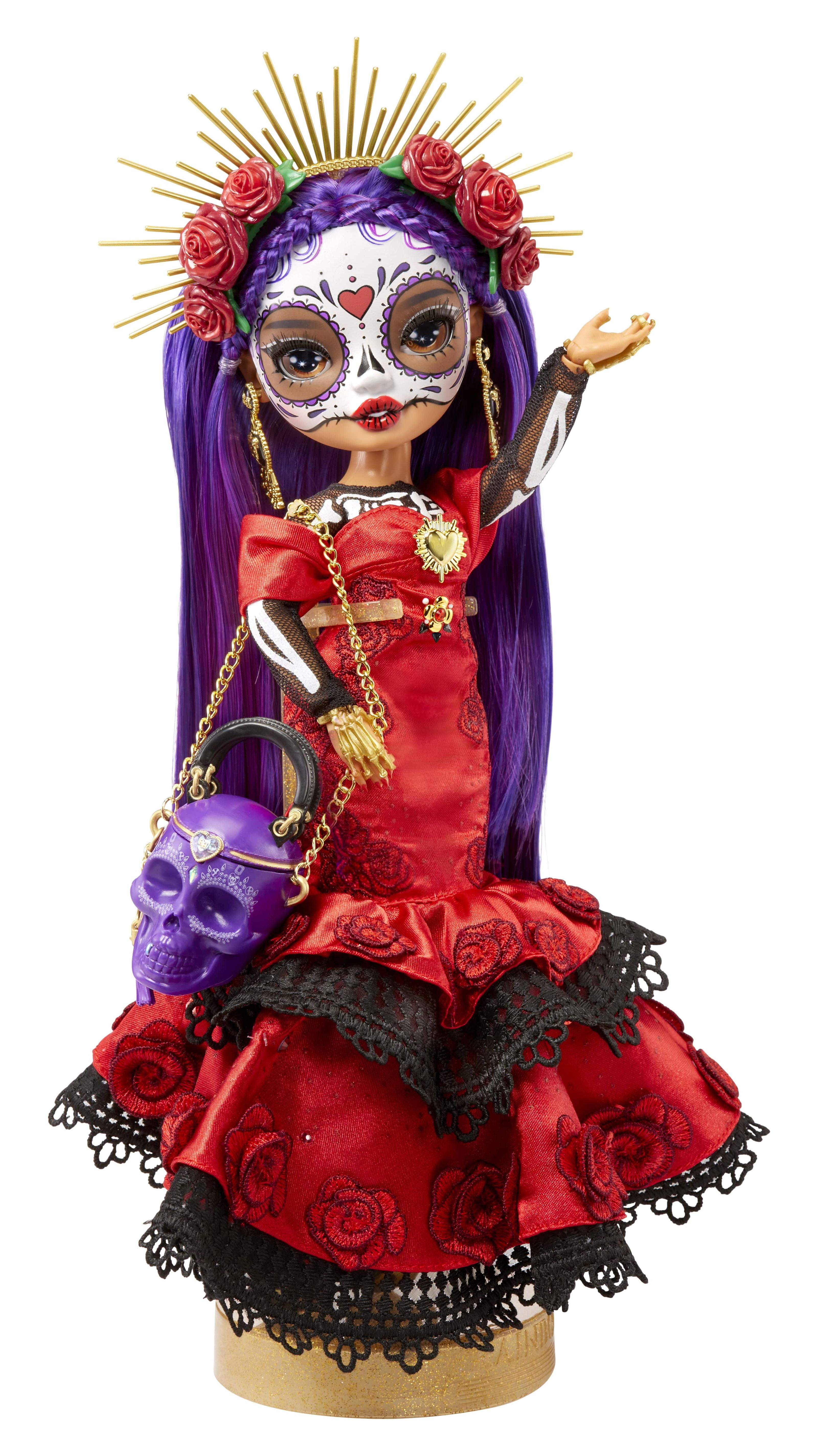 Rainbow High 2022 Celebration Edition Maria Garcia Día De Los Muertos Collector Fashion Doll, Ages 4 & up Rainbow High