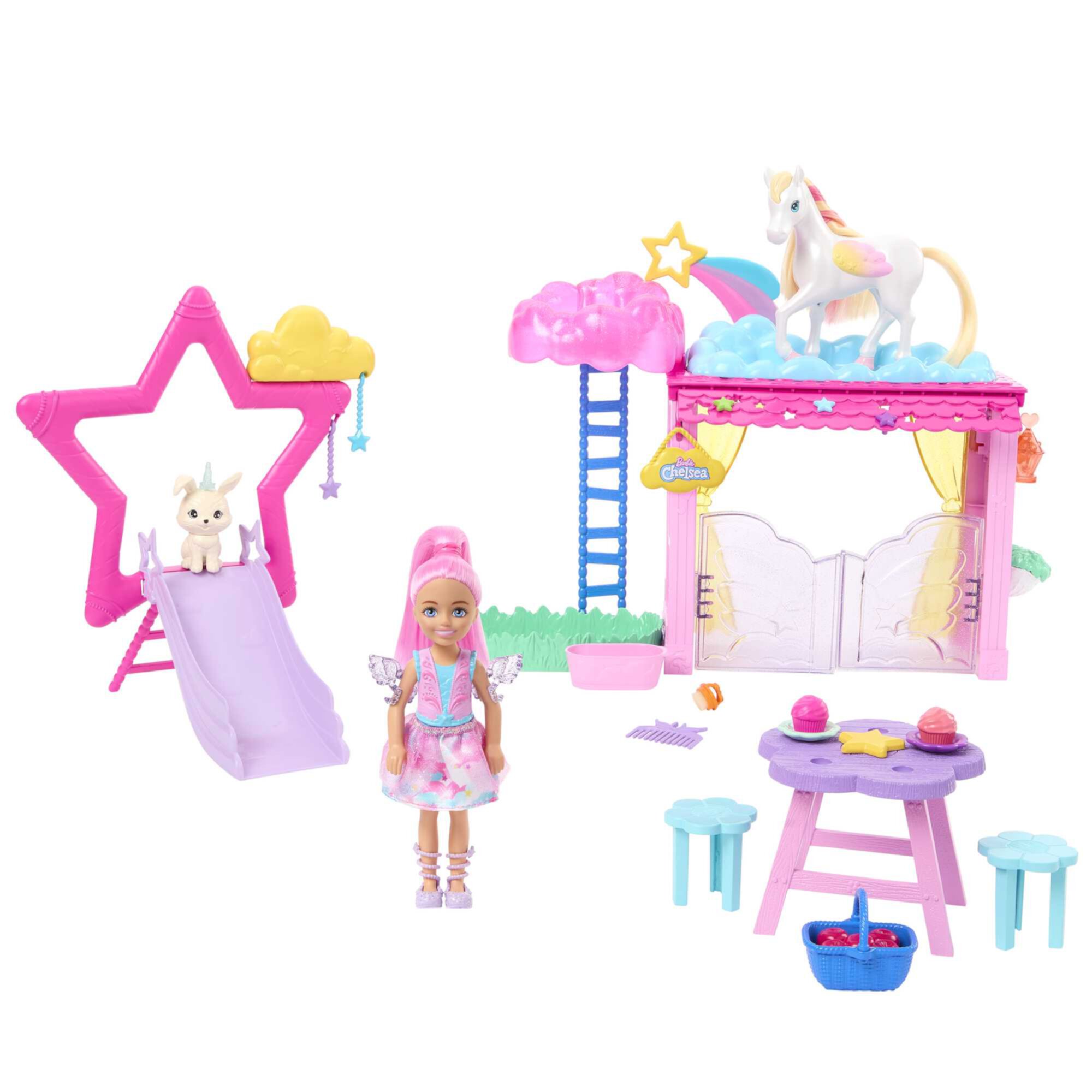 Barbie A Touch of Magic Chelsea Doll Playset with Baby Pegasus, Winged Horse Toys Visit the Barbie Store