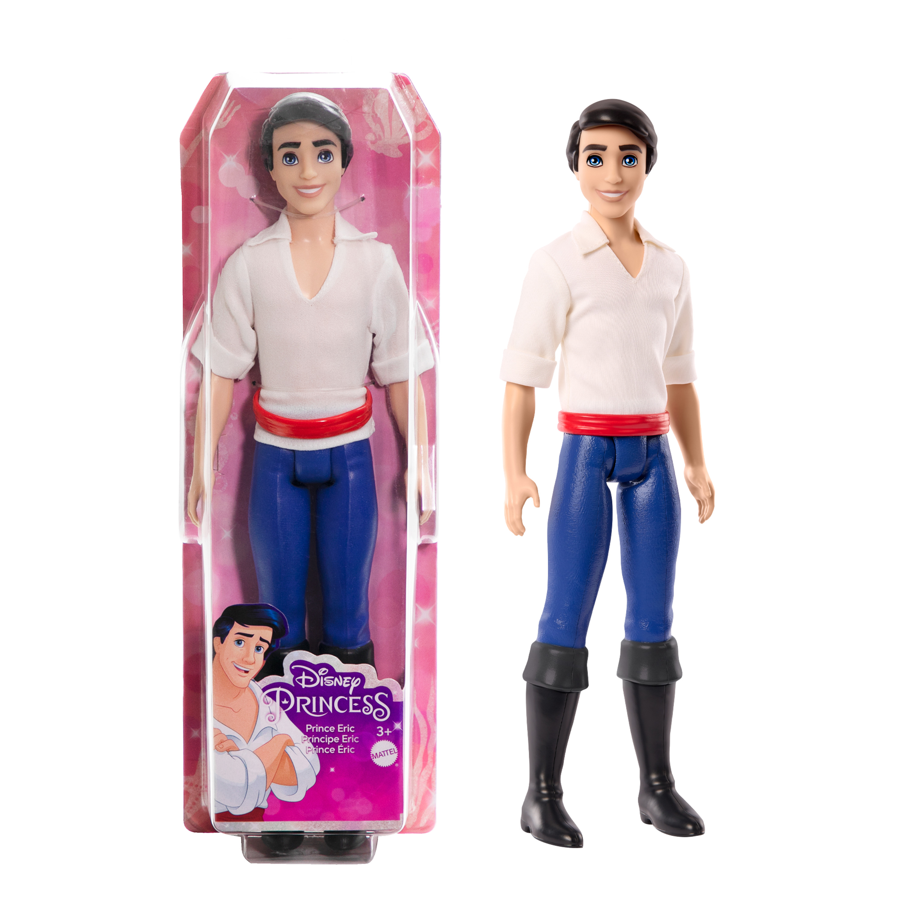 Disney Princess Prince Eric Fashion Doll in Hero Outfit from The Little Mermaid Movie Disney Princess