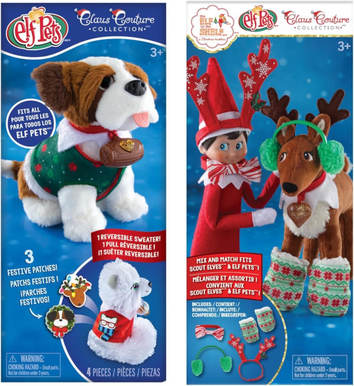 The Elf on The Shelf Claus Couture Elf Pets Set: Dress-Up Party Pack and Christmas Sweater with Patches Visit the The Elf on the Shelf Store