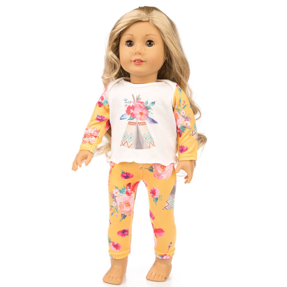 Beautiful Pajamas Clothes For 18 Inch American Doll Accessory Girl's Toy Coopserbil