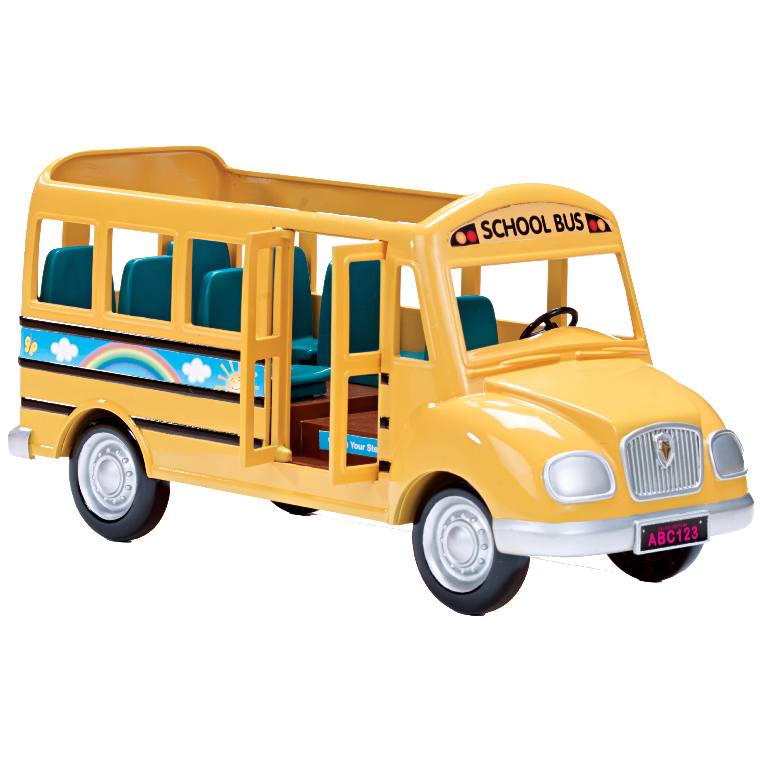 Calico Critters School Bus, Toy Vehicle for Dolls Calico Critters