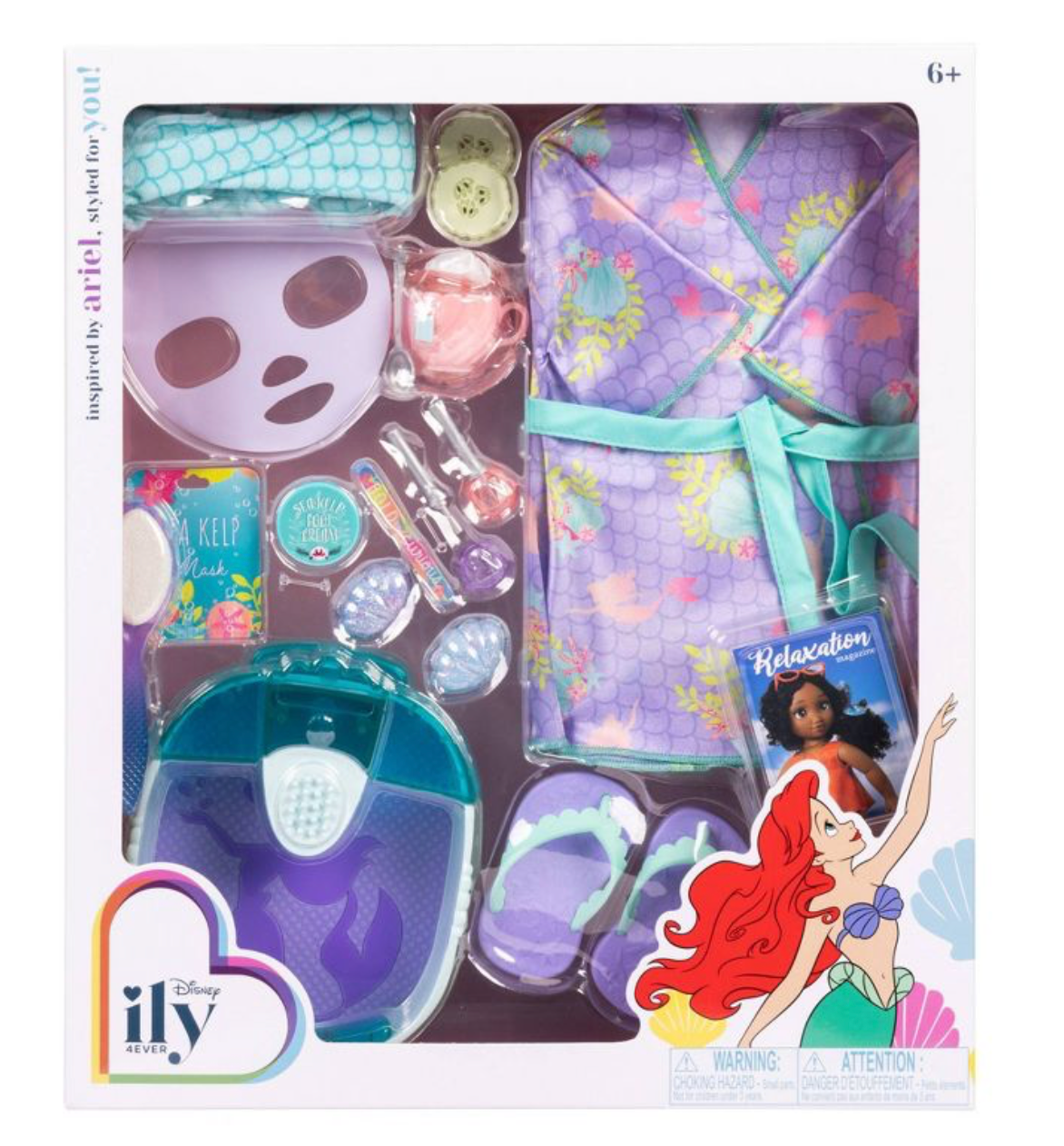 Disney ily 4EVER Inspired by Ariel 18" Deluxe Fashion Accessory Pack New W Box Disney