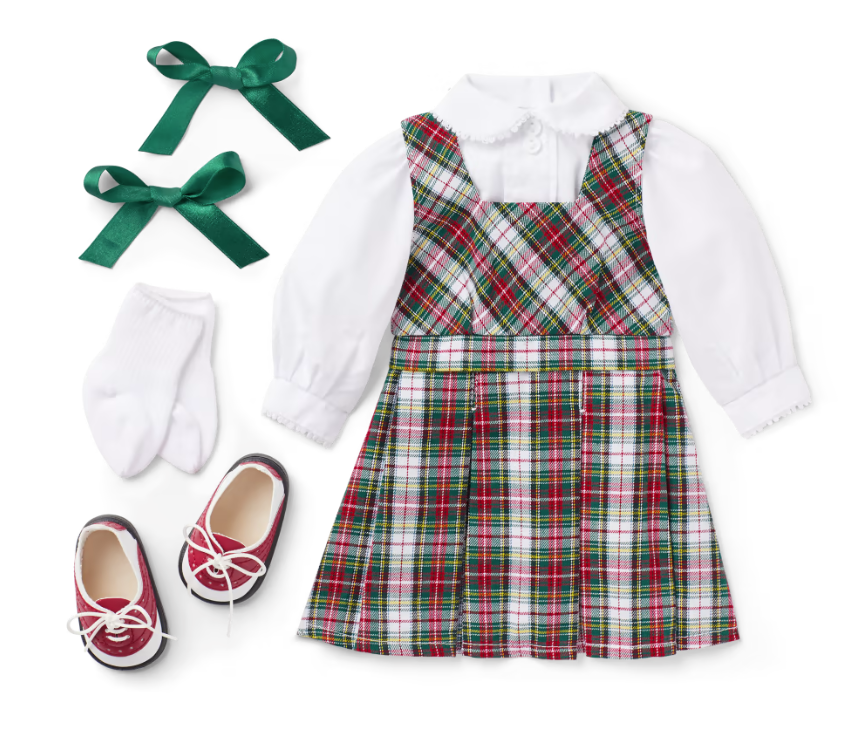 American Girl Molly's Plaid School Uniform for 18 inch dolls American Girl