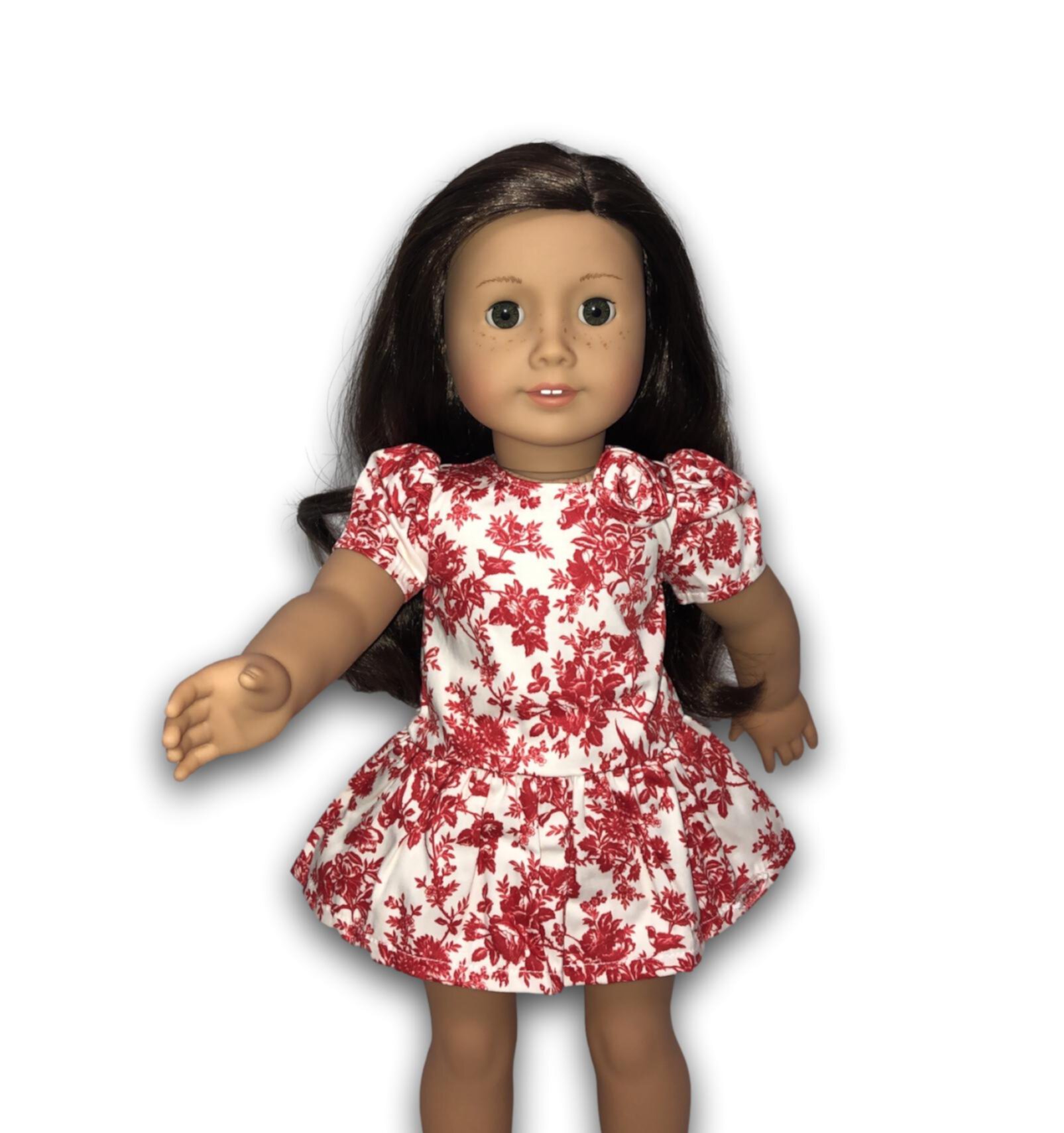 American Girl Doll Outfit Janie and Jack Floral Toile Dress for 18" Dolls (Doll Not Included) American Girl