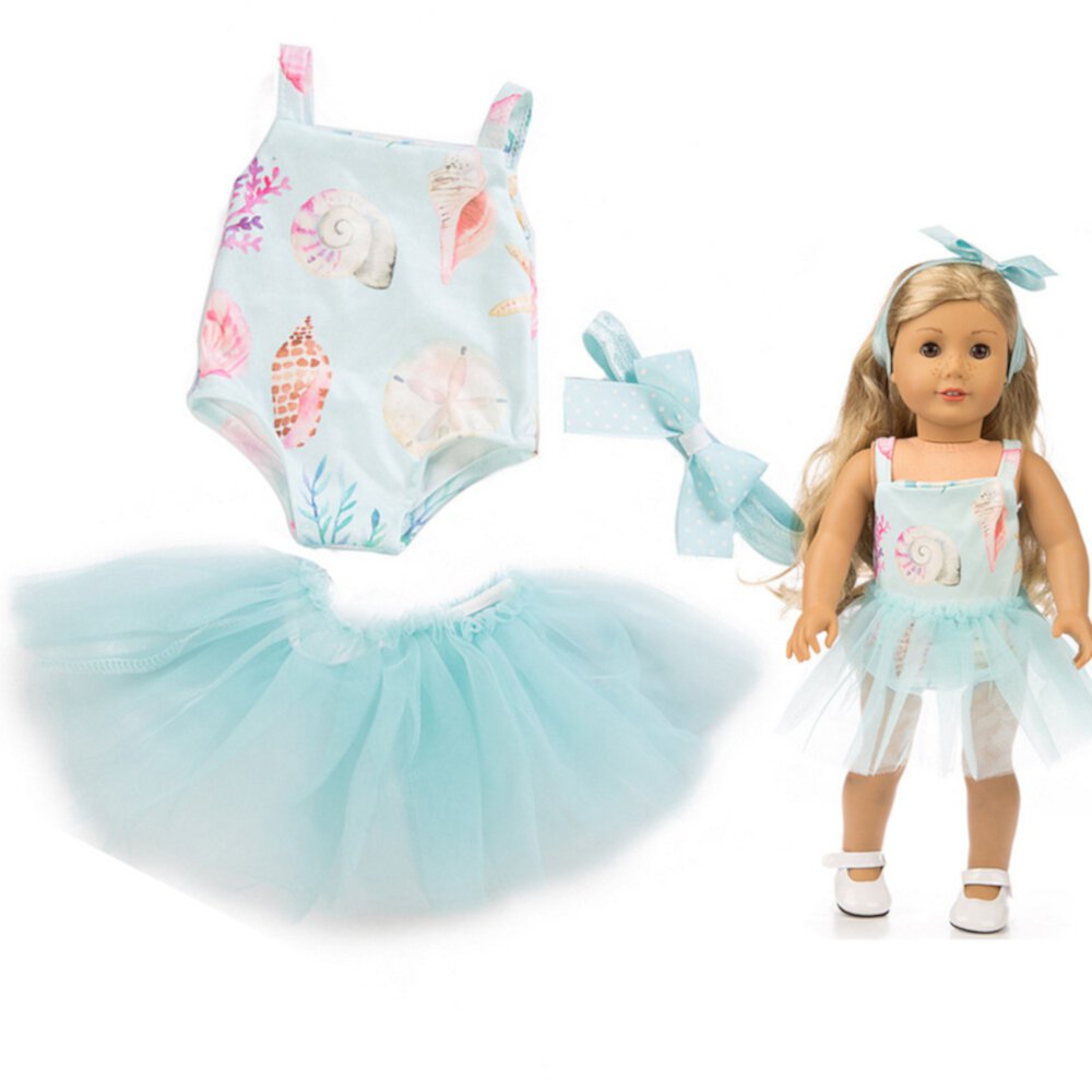 ZTTD Hermosa Ropa de Hilo para Muñeca Americana de 18 Pulgadas Accesorio Juguete para Niña ZTTD