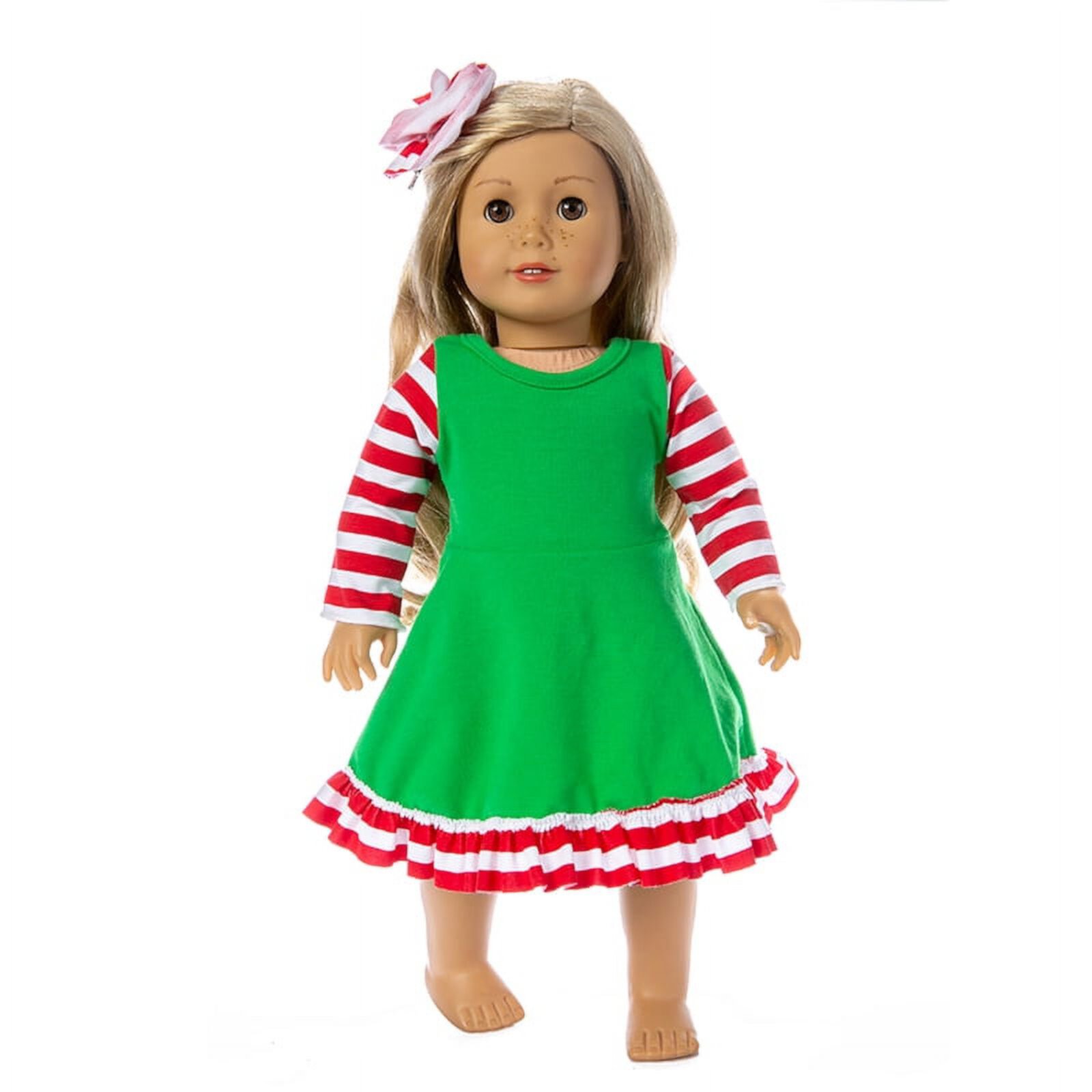 Christmas Doll Outfit Dress Clothes Accessories Lot For 18 inch American Girl Our Generation My Life Doll Jkerther