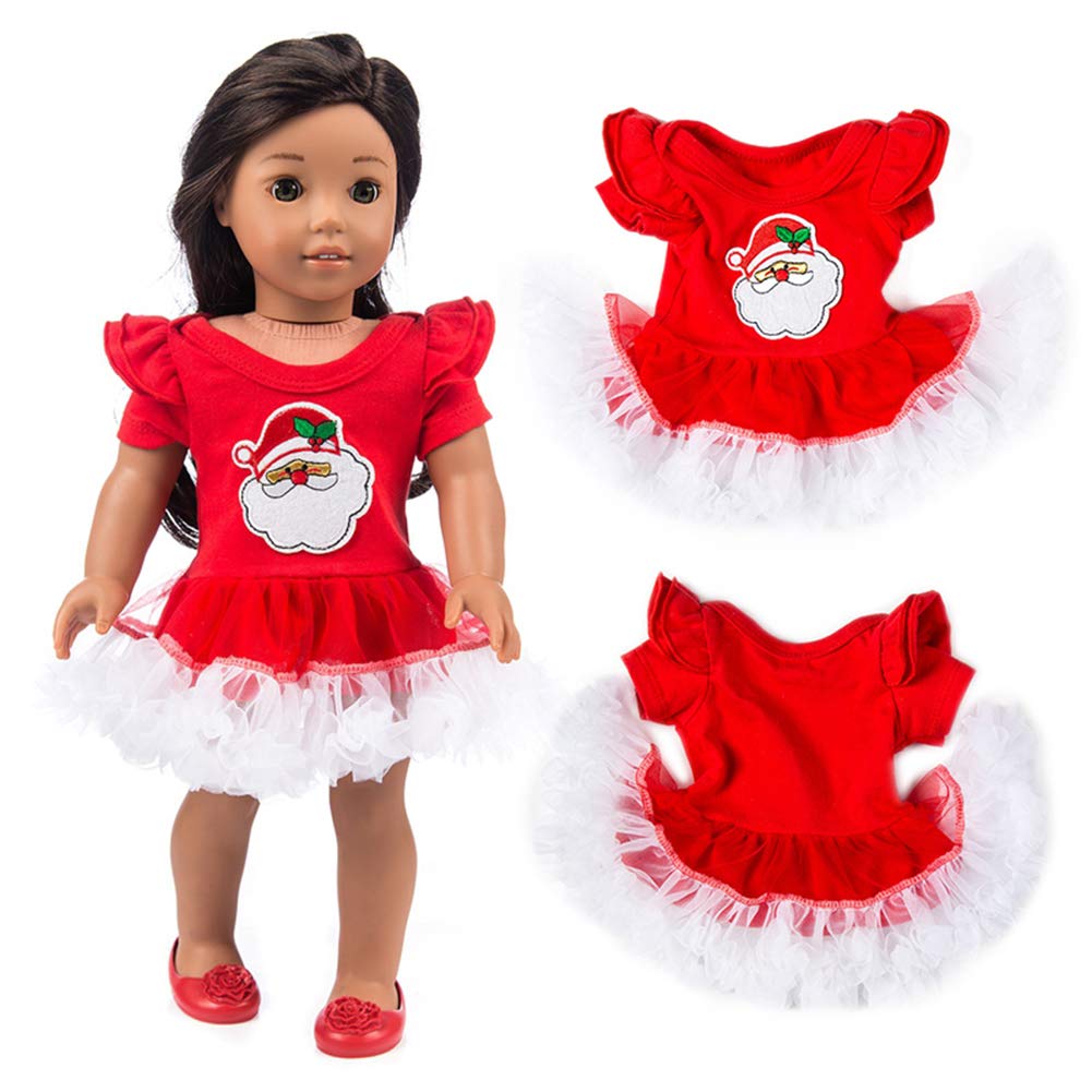 Christmas Doll Outfit Dress Clothes Accessories Lot For 18 inch American Girl Our Generation My Life Doll Jkerther