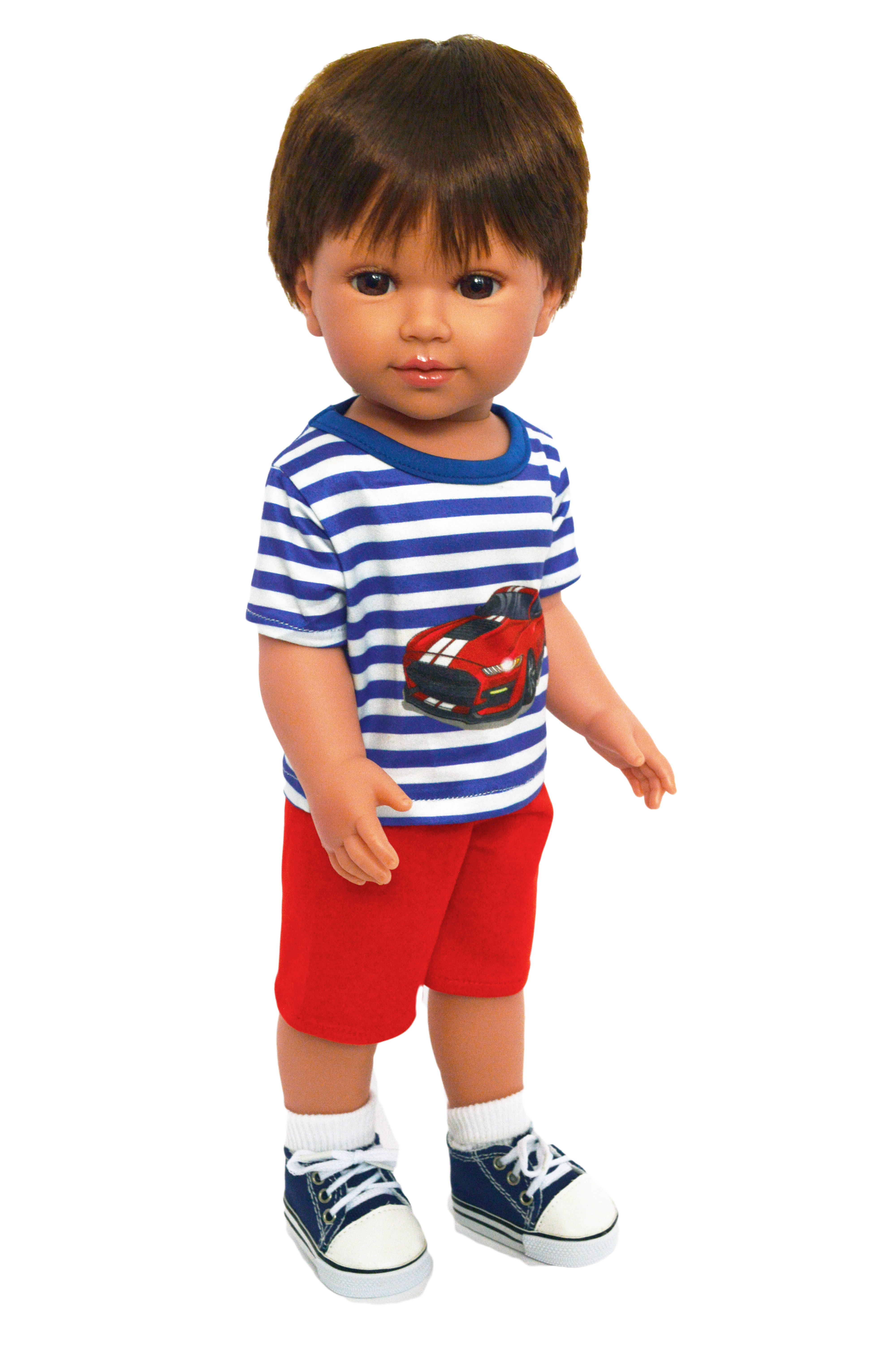 18 Inch Doll Clothes- Striped Shorts Set Fits  18 Inch Girl and Boy Dolls My Brittany's