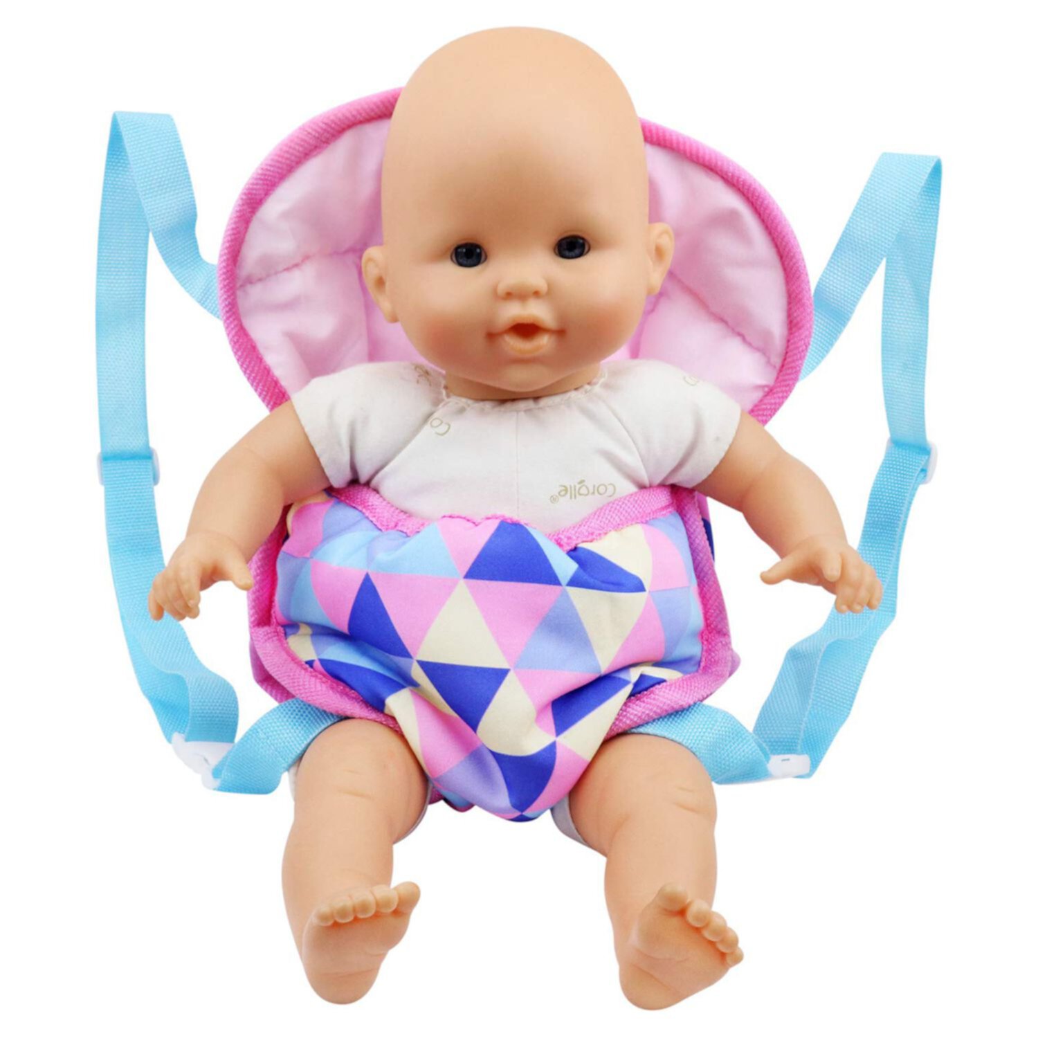 Amerteer Baby Doll Carrier Backpack Doll Accessories Front and Back Carrier with Straps for 15 Inch to 18 Inch Dolls Amerteer