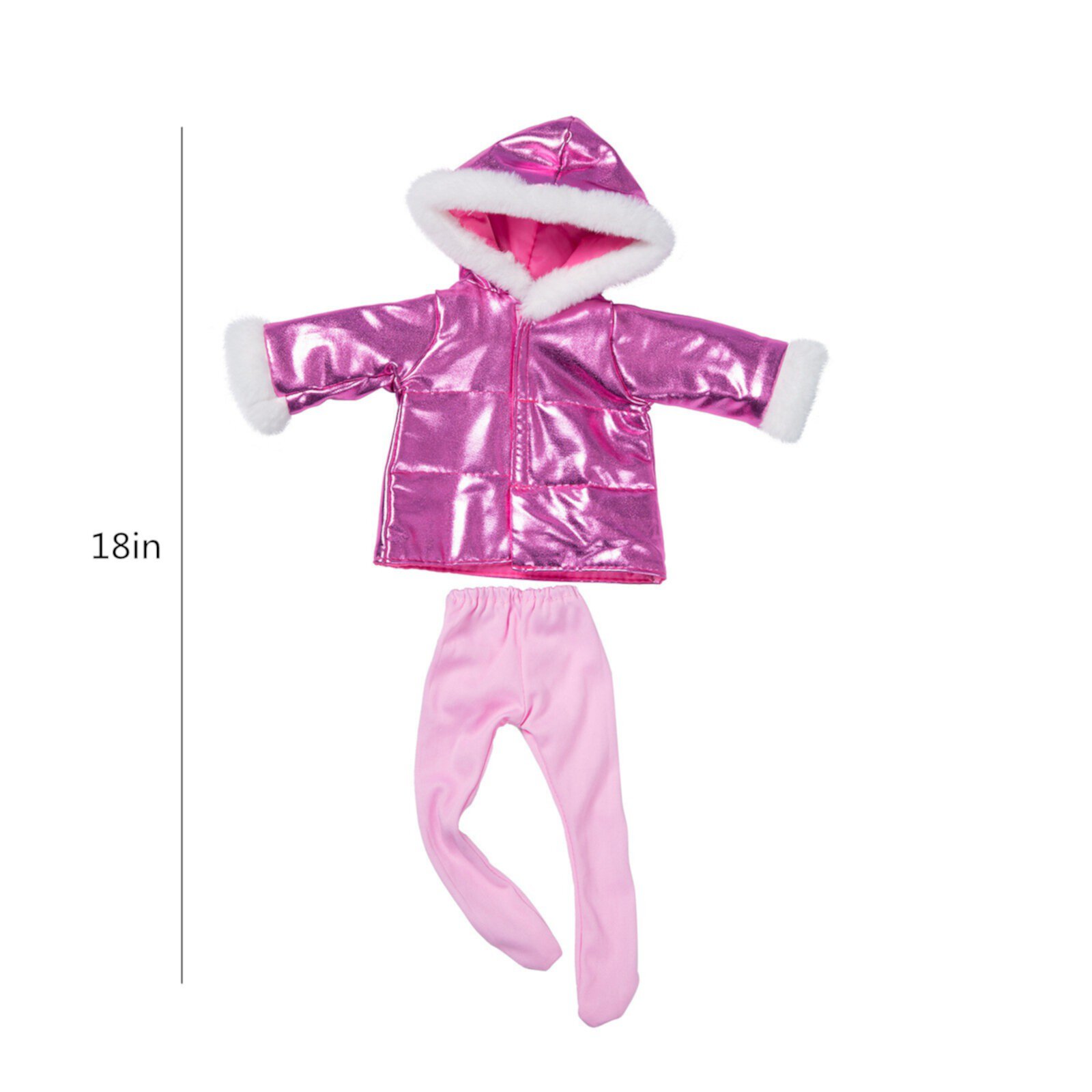 Tarmeek 18Inch Baby Doll Accessories Winter Warm Down Jacket Legging Set, Doll Clothes Accessories Kids Toy for 3 4 5 6 7 Year Old Girls, Birthday Gifts for Kids Girls Tarmeek