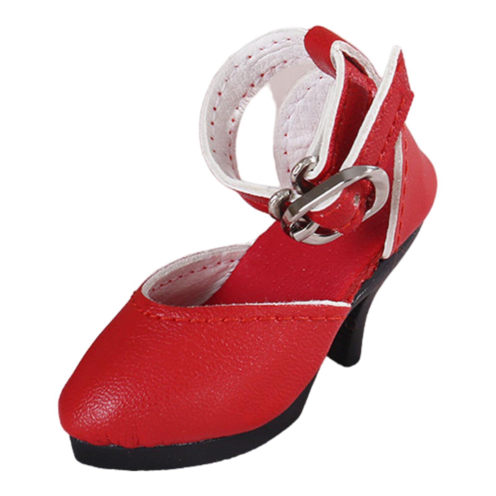 Kokiya 1/4 Scale Doll High Heel Shoes DIY Costume Accessory for Doll New Year Gifts Red Kokiya