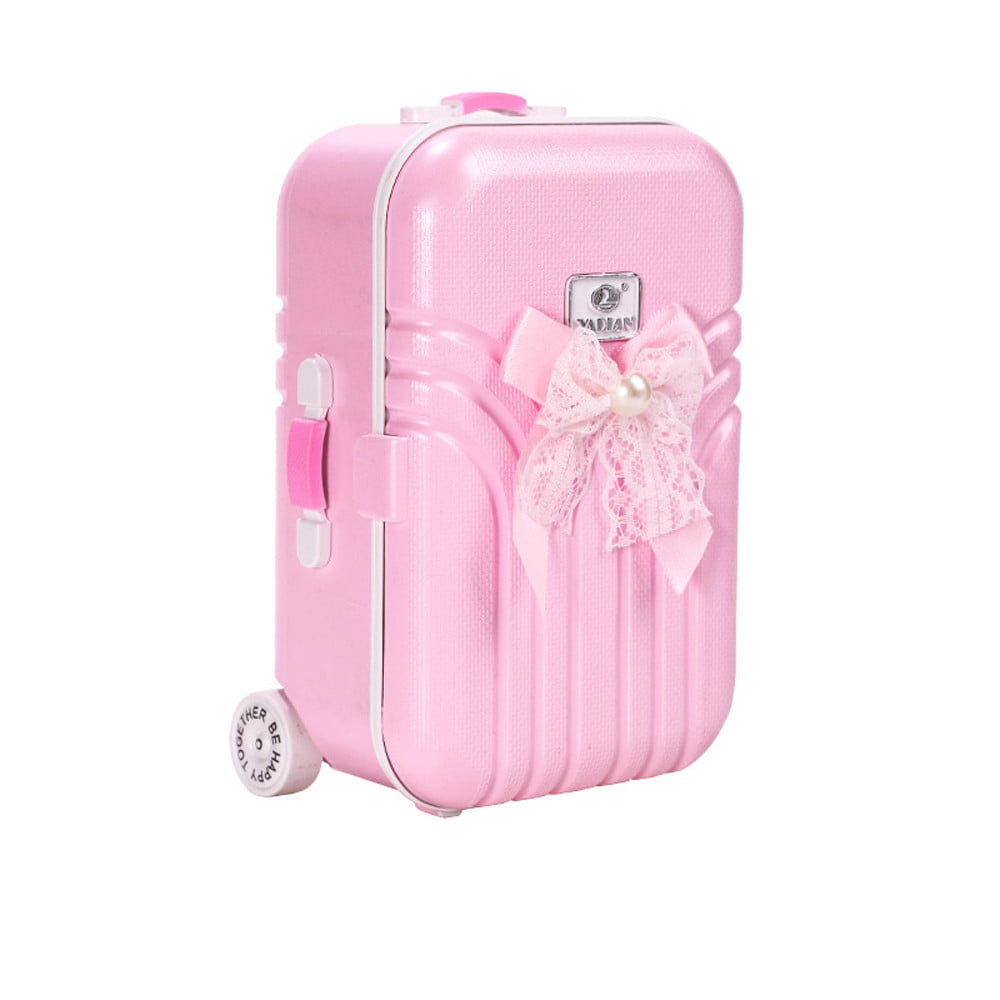 RRCSS Mini Suitcase Toy For 23.5 inch Girl Doll Fashion Trunk Luggage Box RRSCC