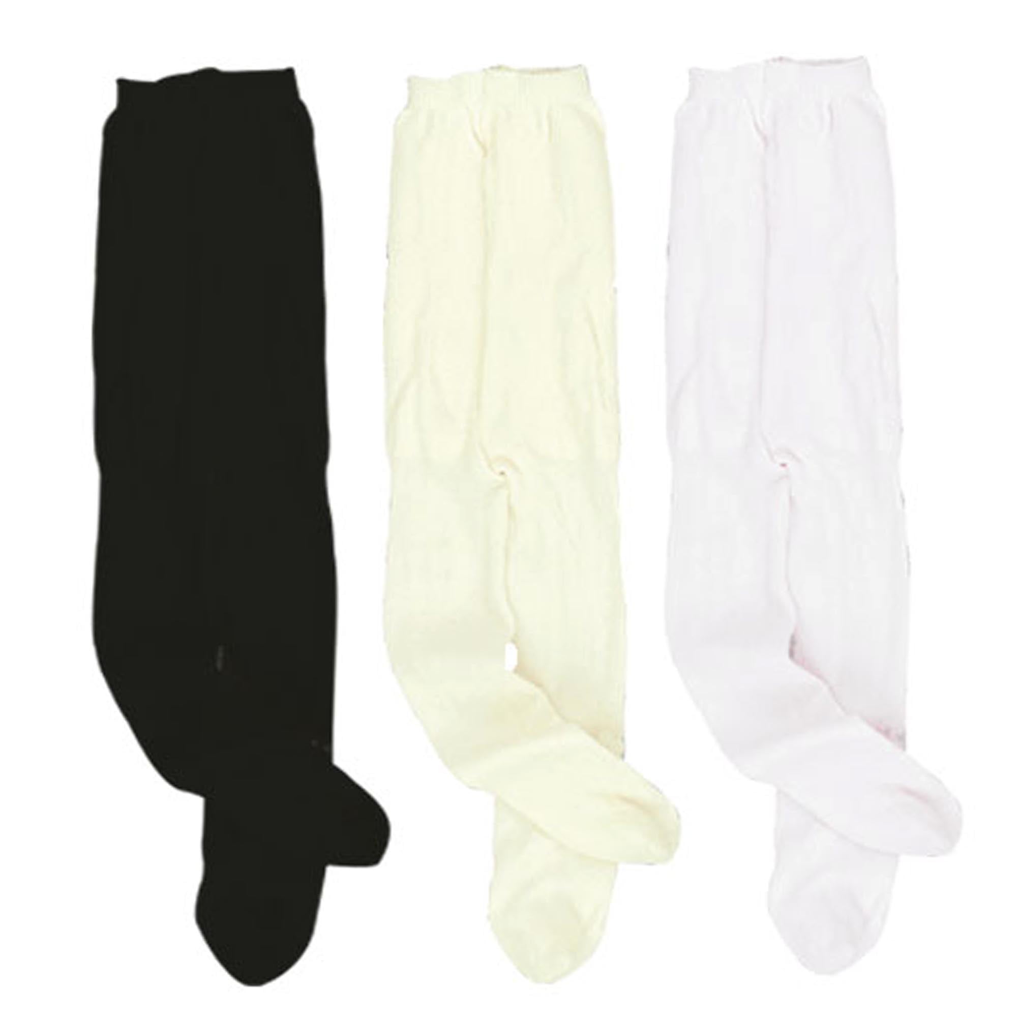 Sophia’s 3 Pack of Tights for 18 Inch Dolls, Black/Ivory/White Sophia's