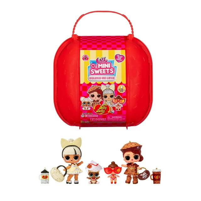 LOL Surprise Loves Mini Sweets Deluxe Series 2 with 4 Dolls, Accessories, Limited Edition Dolls, Candy Theme, Jelly Belly Theme, Collectible Dolls- Great gift for Girls age 4+ L.O.L. Surprise!