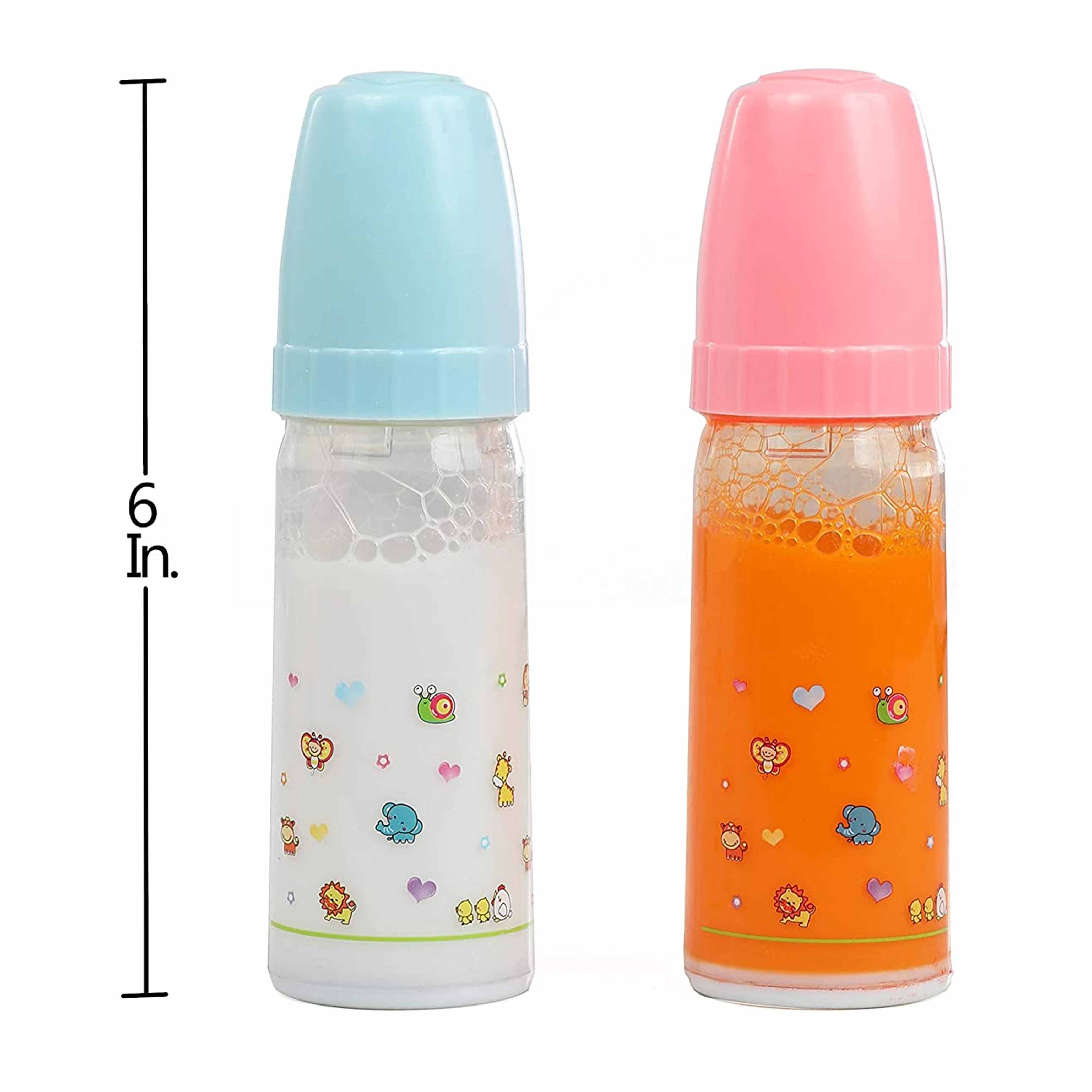 4 Pc New Born Baby Doll Magic Juice Milk Bottle Dolls Feeding Girls Toy Large AllTopBargains