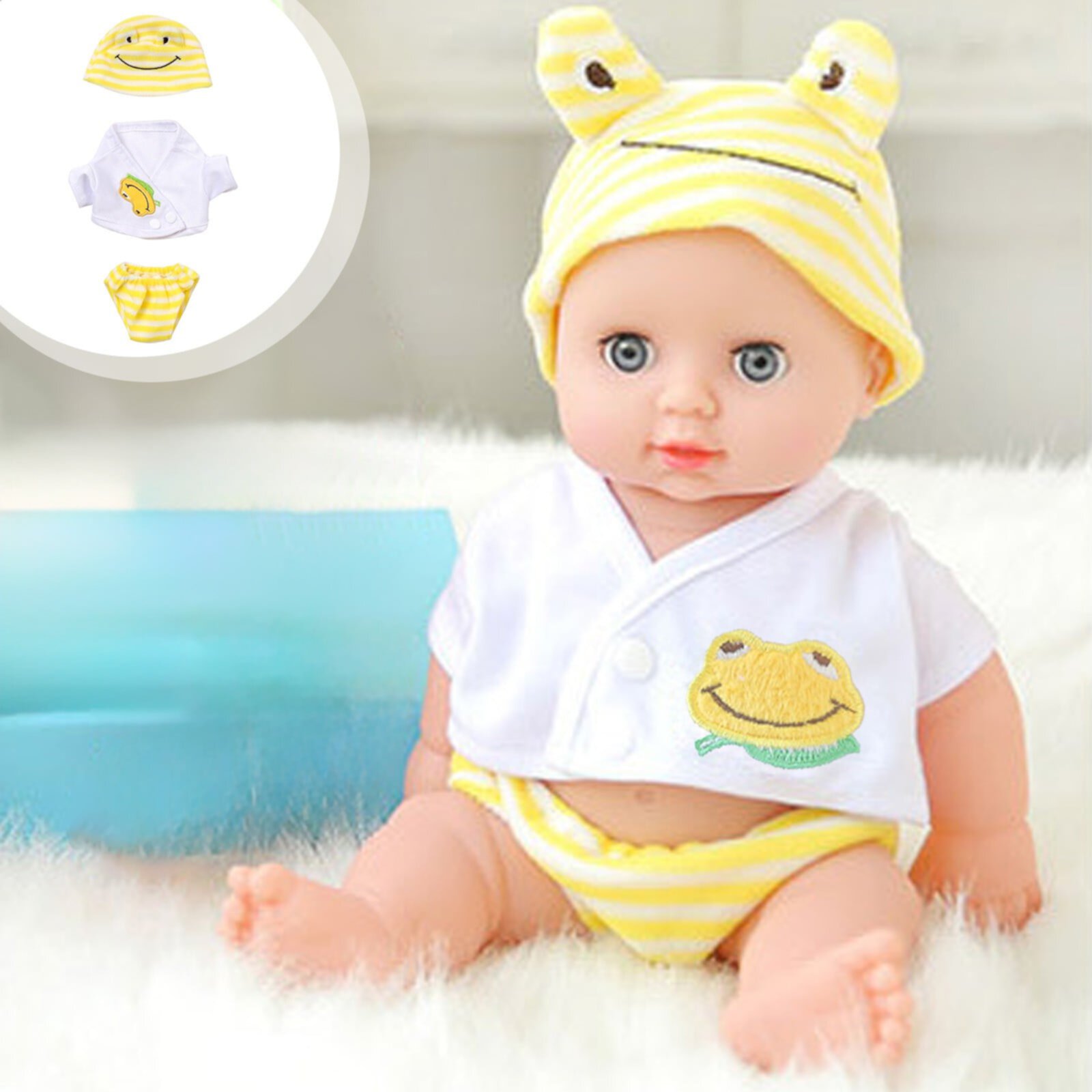 Quinlirra Clearance Reborn Baby Dolls Clothes for 11.8 inch Girl Outfits Accesories Quinlirra