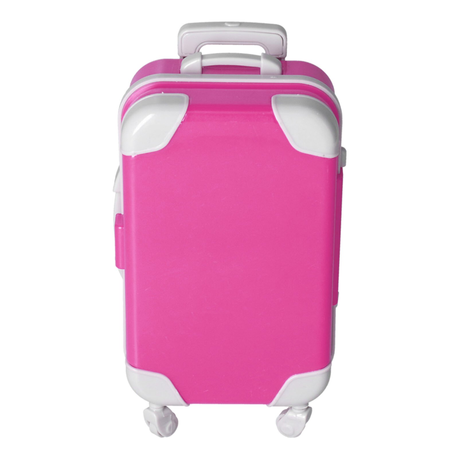 Doll Luggage Case, Birthday Gift Doll Suitcase Simulated Vivid For Home For 18 Inch Girl Dolls Pink Fyydes