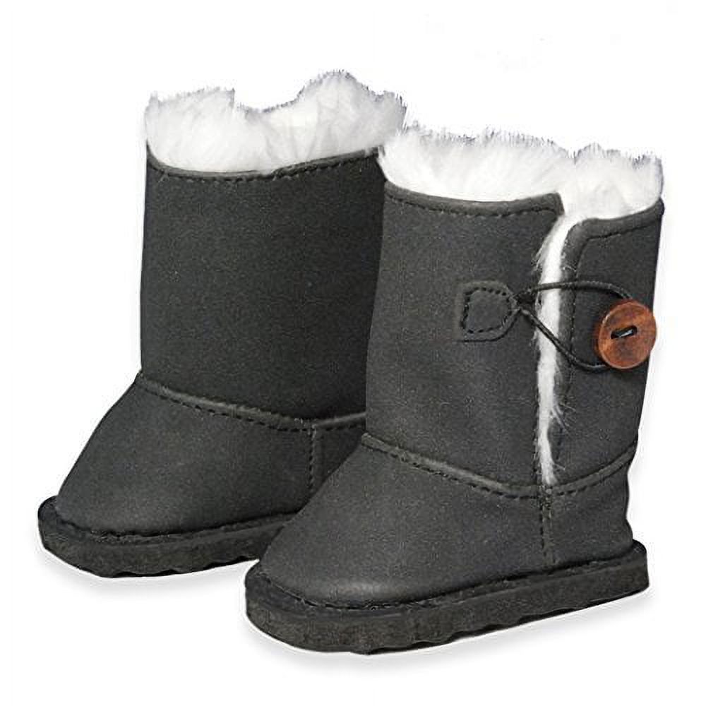 Ropa para Muñecas: Zapatos para Botas de Nieve Que Se Adaptan a American Girl y Otras Muñecas de 18 Pulgadas Pink Butterfly Closet