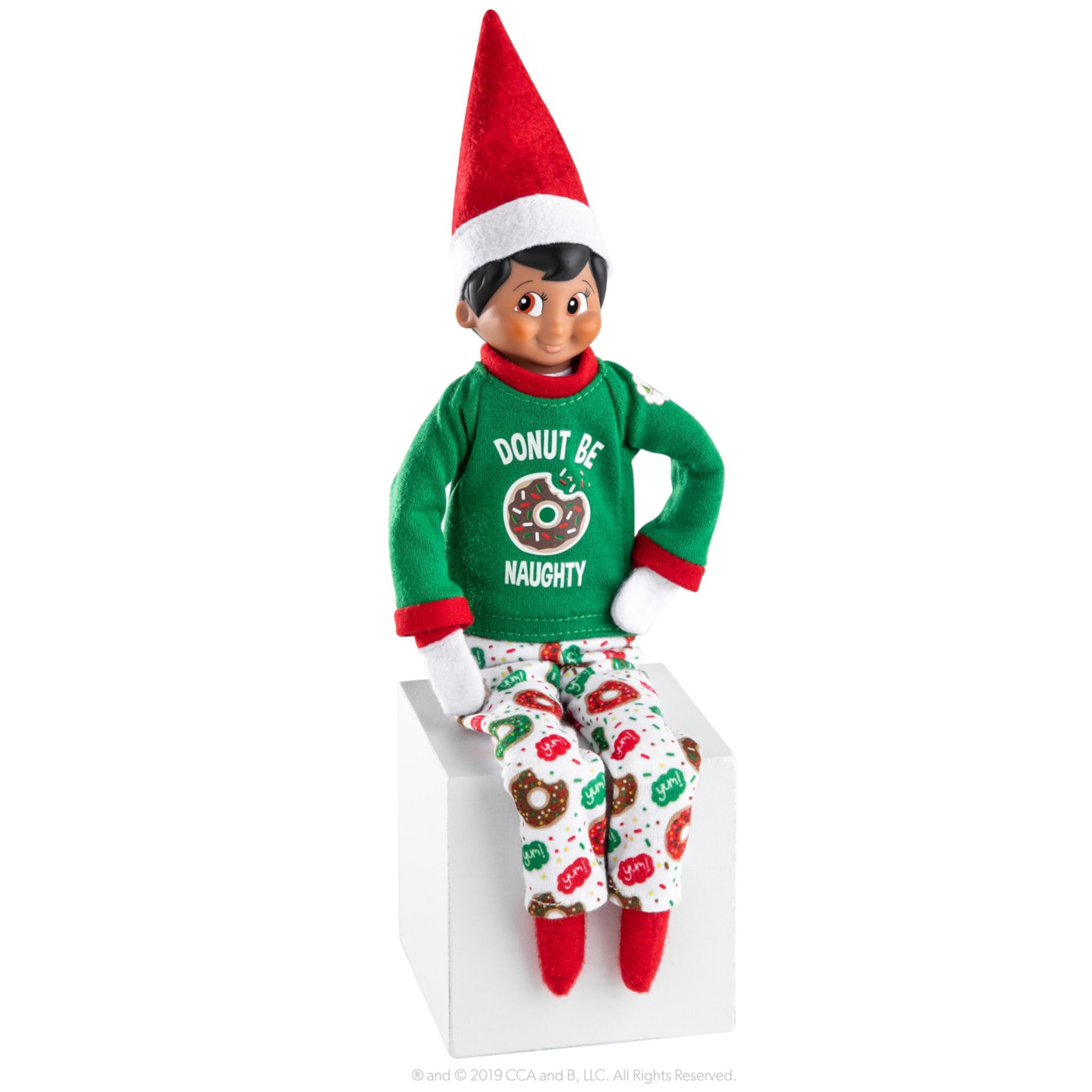 (2 pack) Claus Couture Donut Be Naughty PJs The Elf on the Shelf