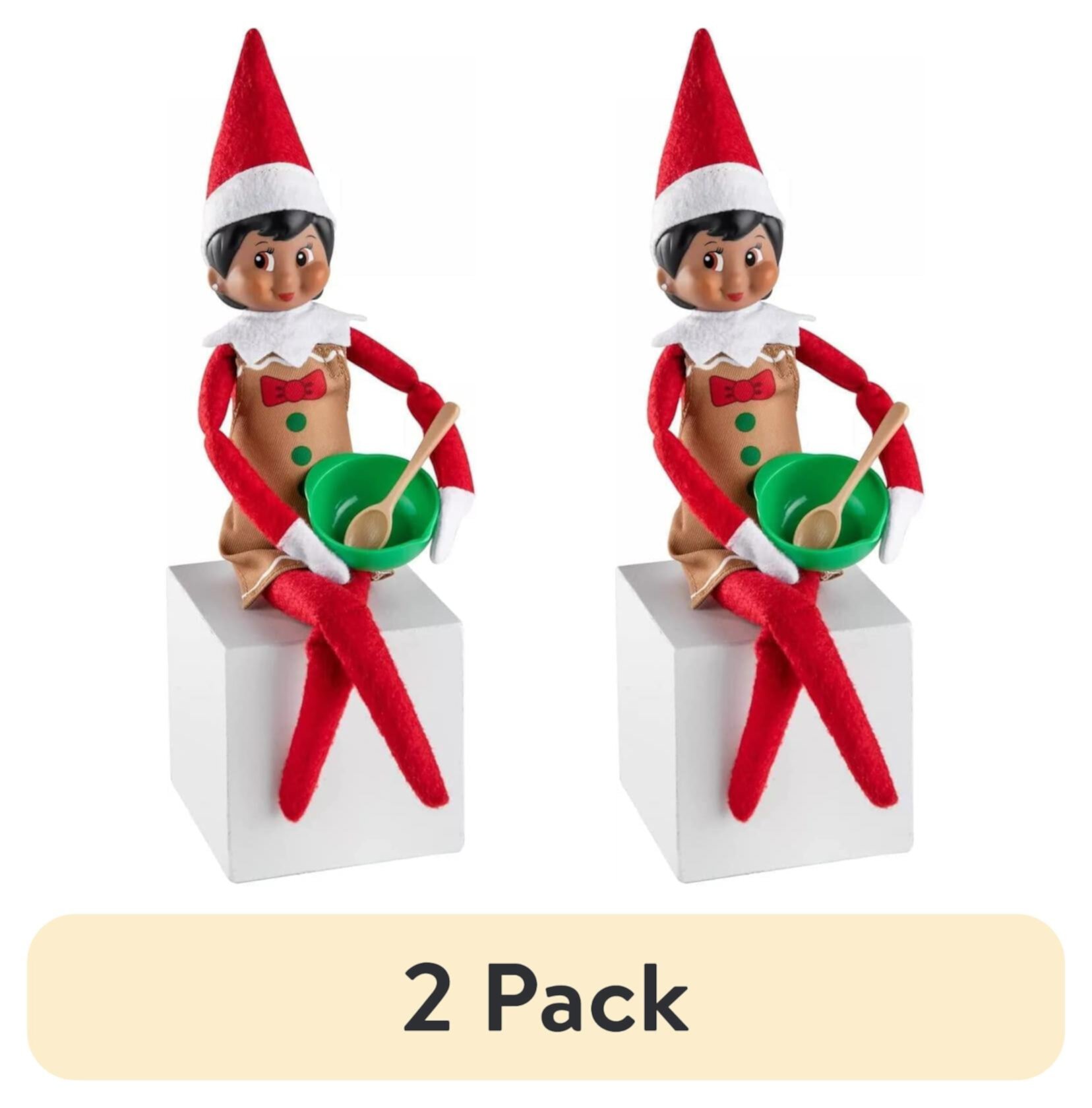 (2 pack) The Elf on the Shelf Exclusive 2019 Claus Couture Itty Bitty Baker Outfit (Elf Not Included) The Elf on the Shelf