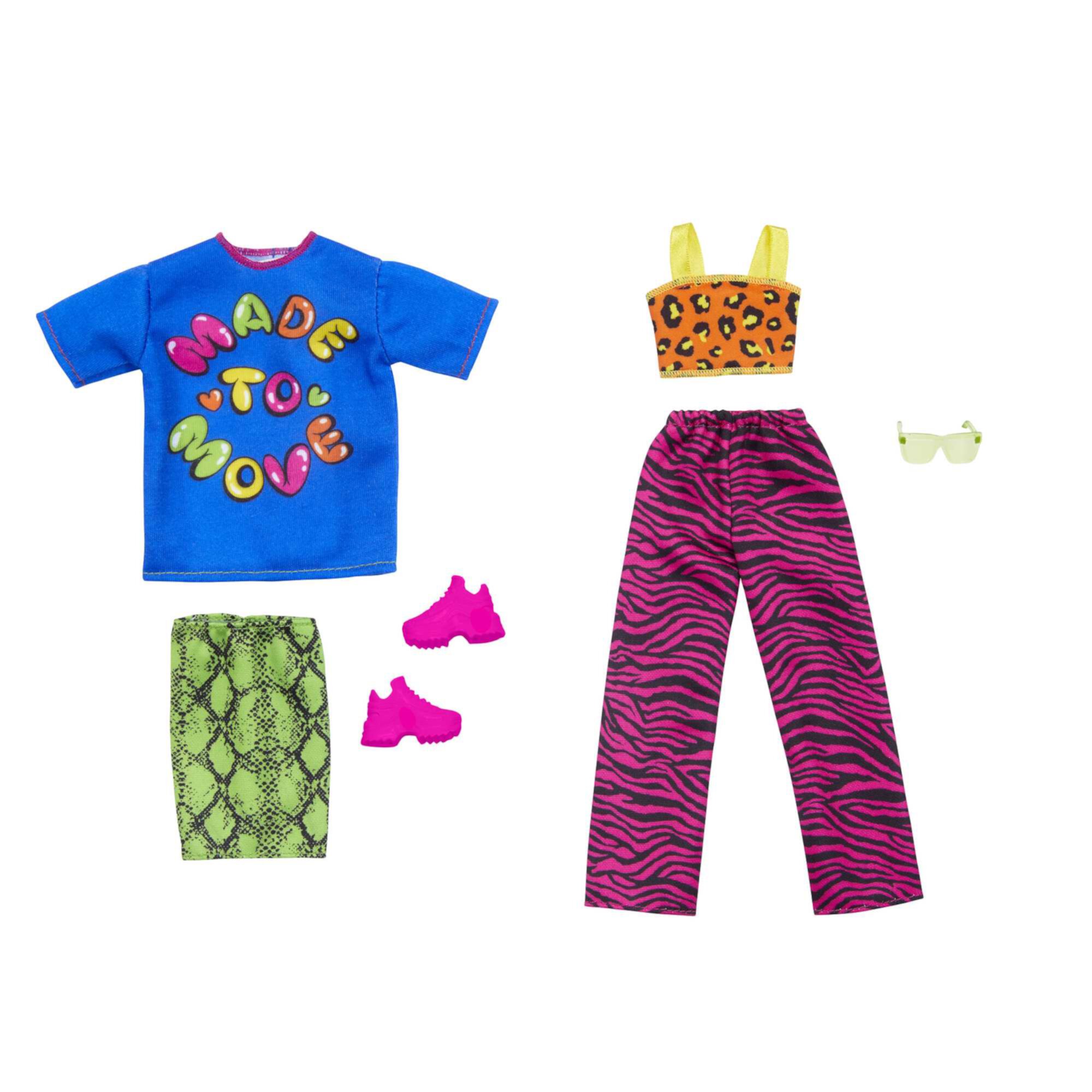 Barbie Clothes, Vibrant Fashion and Accessory 2-Pack for Barbie Dolls Visit the Barbie Store