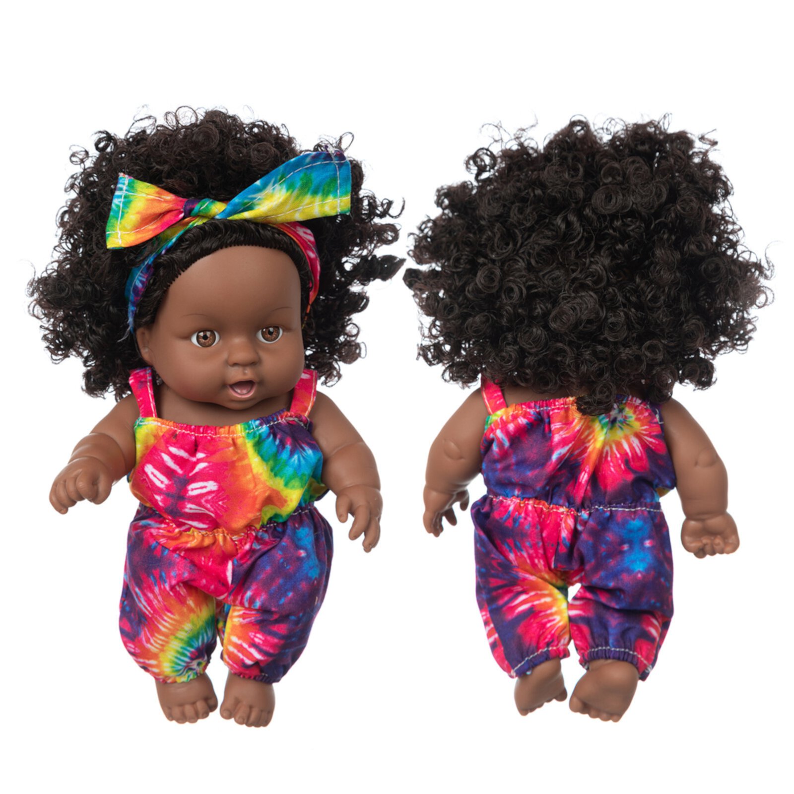 Toys 50% Off Clearance!Tarmeek Baby Doll Toys for Girls Age 3 4 5 6 7 Years Old,8Inch Black African Black Baby Cute Curly Black Baby Dolls Toy Birthday Gifts for Kids Tarmeek