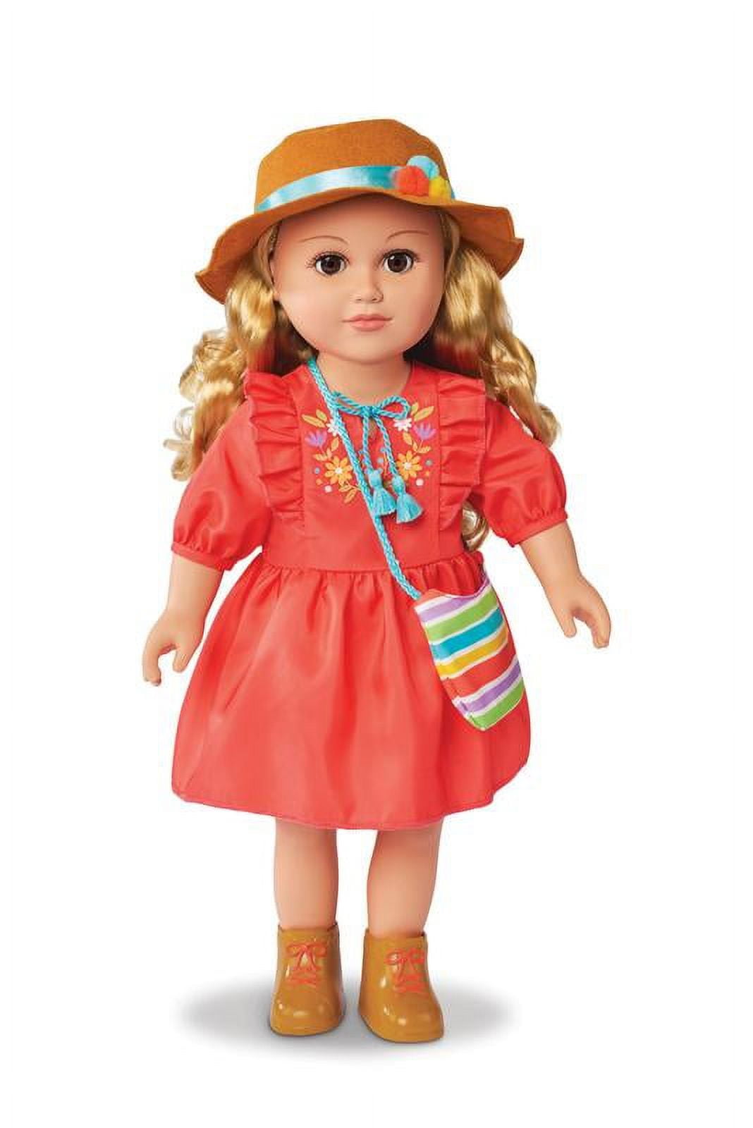 My Life As Vivian Poseable 18 inch Doll, Dark Brunette Hair, Hazel Eyes My Life as