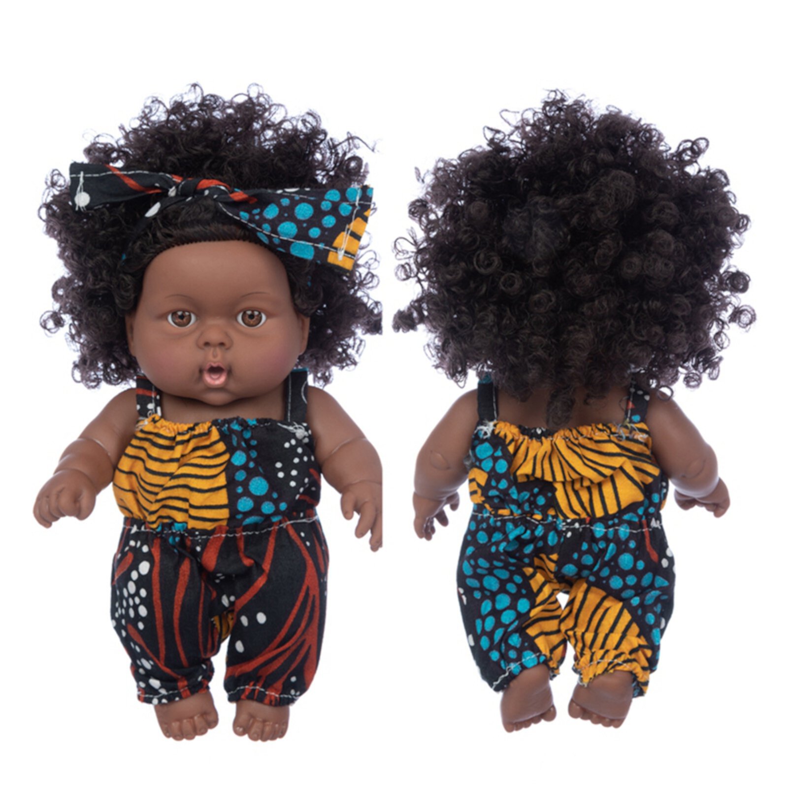 Toys 50% Off Clearance!Tarmeek Baby Doll Toys for Girls Age 3 4 5 6 7 Years Old,8Inch Black African Black Baby Cute Curly Black Baby Dolls Toy Birthday Gifts for Kids Tarmeek