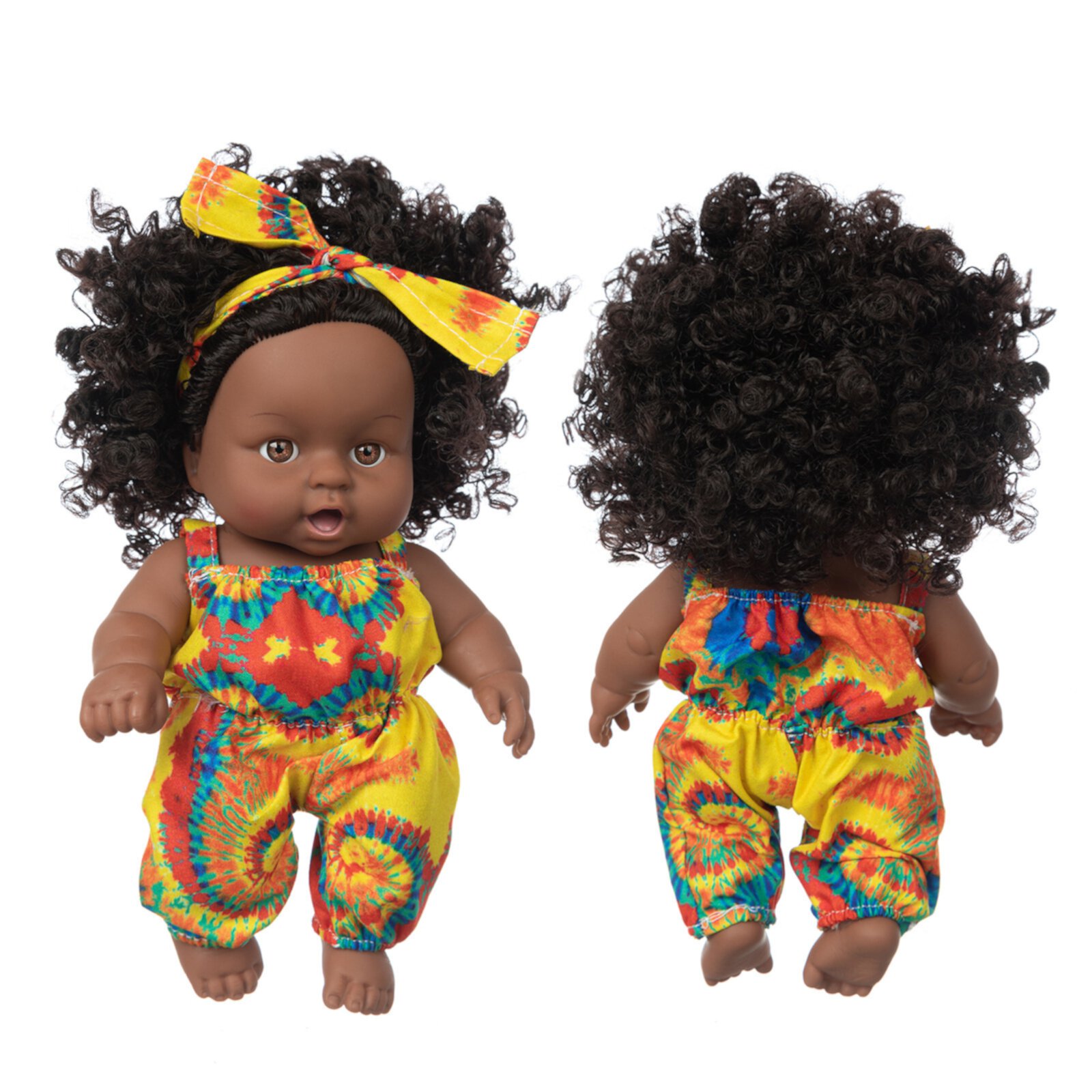 Toys 50% Off Clearance!Tarmeek Baby Doll Toys for Girls Age 3 4 5 6 7 Years Old,8Inch Black African Black Baby Cute Curly Black Baby Dolls Toy Birthday Gifts for Kids Tarmeek