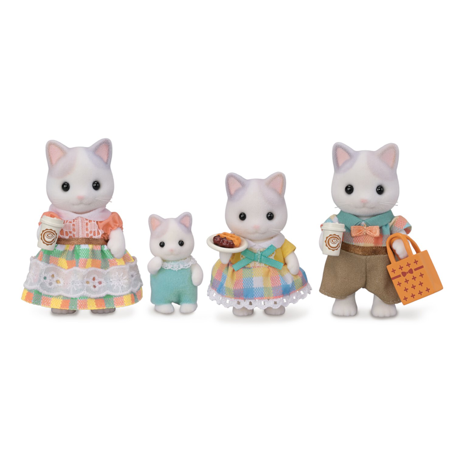 Calico Critters Latte Cat Family Calico Critters