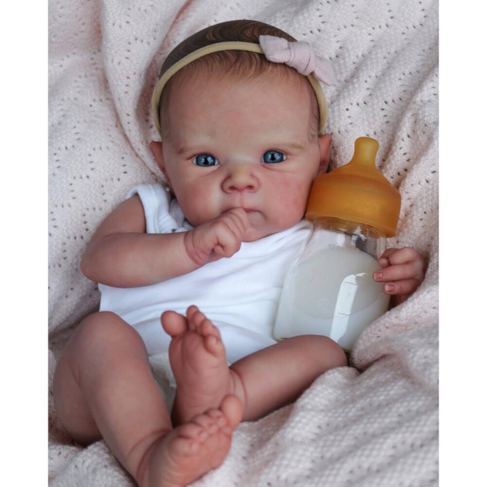 Reborn Dolls Full Body Soft Vinyl Doll 45CM Lifelike Baby Dolls That Look Real Realistic Newborn Babies Silicone Reborn Baby Dolls for Girls Lonian