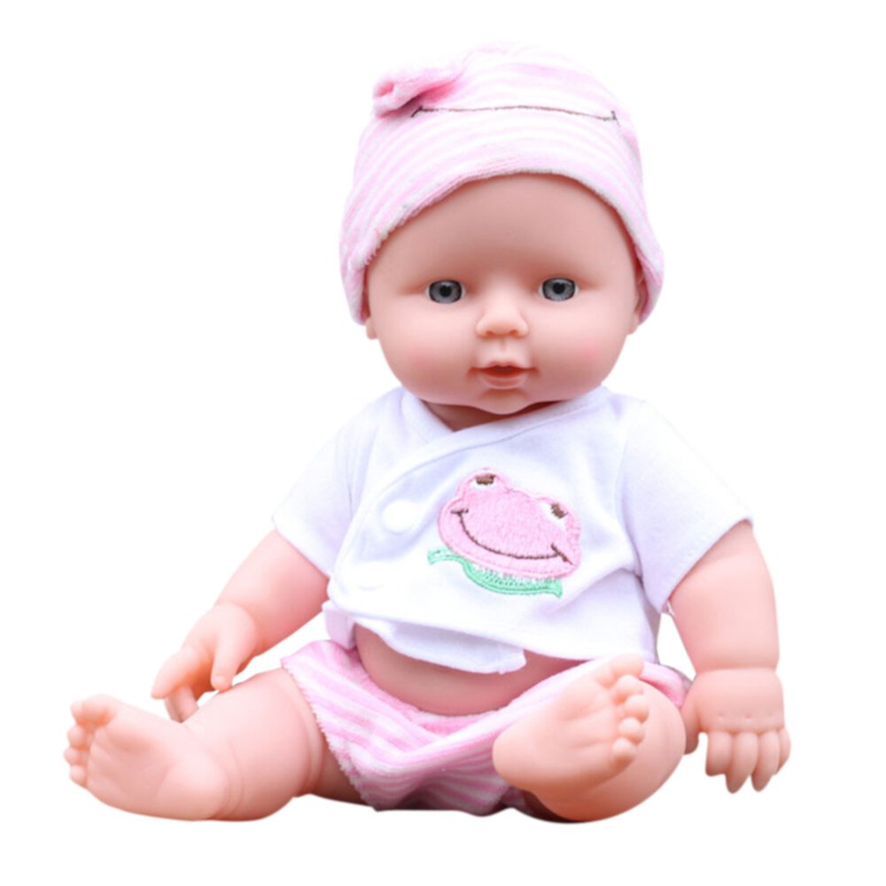 Elainilye 11.8" Realistic Baby Girl Doll Toy Silicone Baby Doll Birthday Christmas Gift for Toddlers 1-3 Clearance! Elainilye