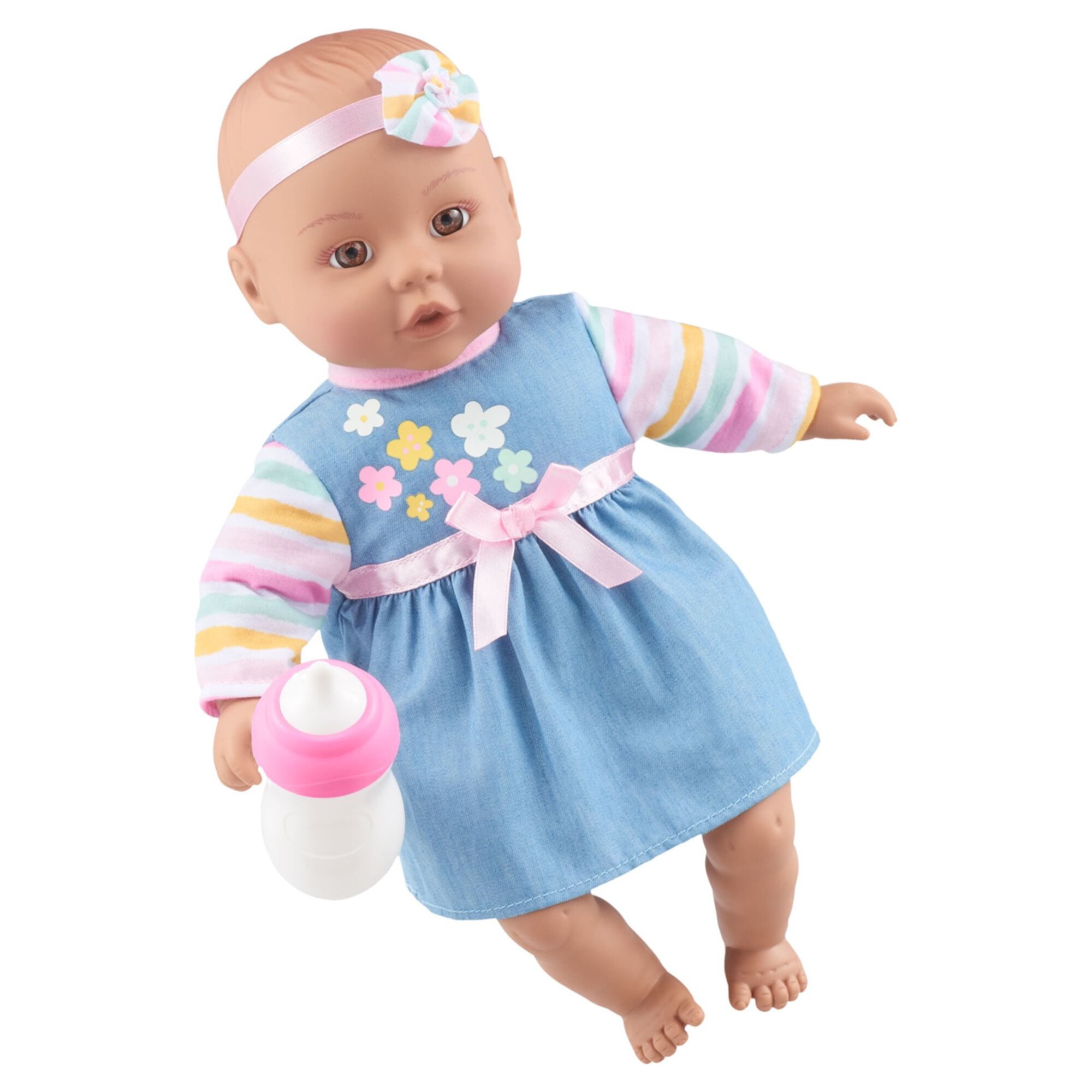 My Sweet Love Snuggle & Feed Time 12.5-Inch Baby Doll with Blue Outfit My Sweet Love