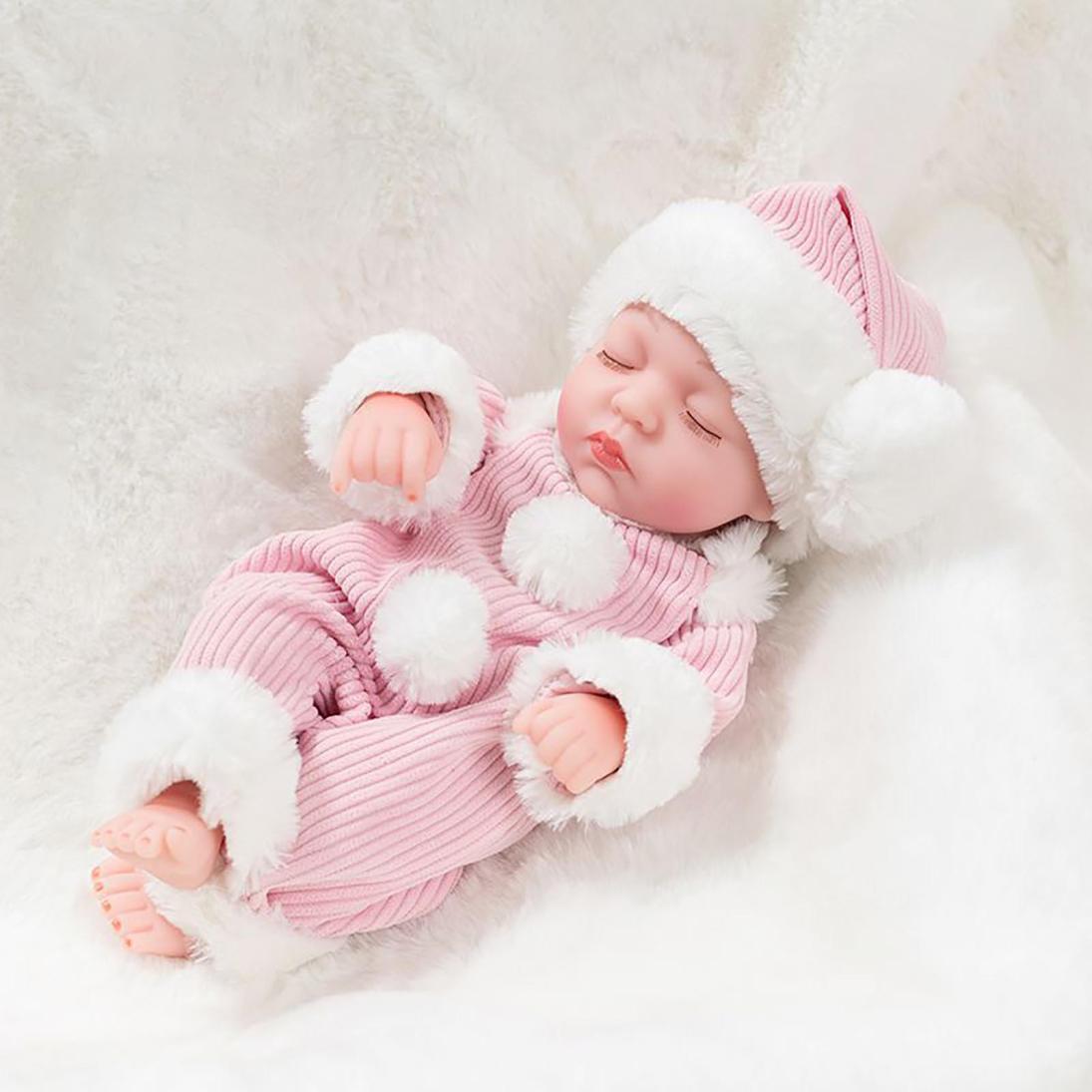 Toys 50% Off Clearance!Tarmeek Baby Dolls Toys for Toddlers,11 Inch Soft Reborn Baby Dolls Lifelike Sleeping Real Baby Dolls Newborn Toy for Girls Age 2 3 4 5 Years Old,Birthday Gifts for Kids Tarmeek