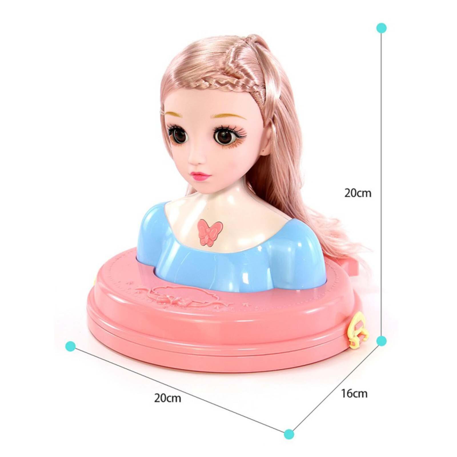 Kokiya Cute Doll Styling Head Toy Princess Doll Playset for Girls Children Adults Gifts Kokiya