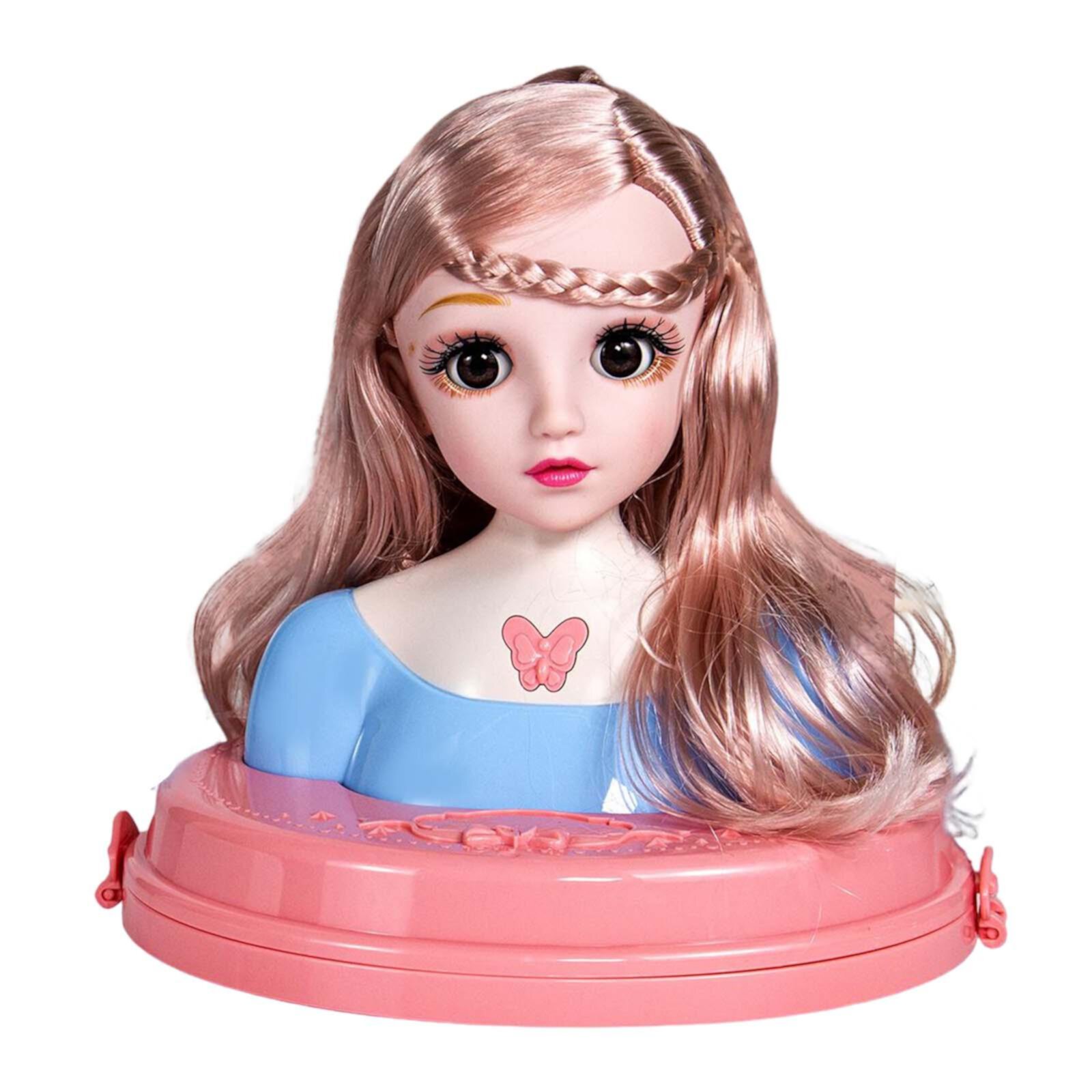 Fashion Doll Styling Head Toy Movable Eyelids Doll Hair Styling Toy for Girls Kids Gifts STARTIST