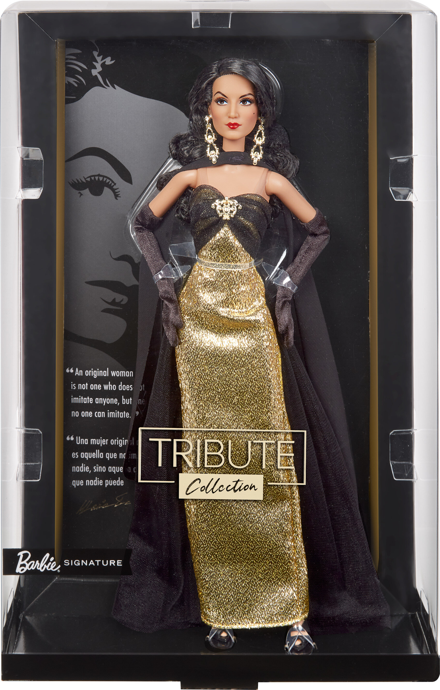 Collector Barbie Doll, María Félix in Glimmering Gold Gown, Barbie Signature Visit the Barbie Store