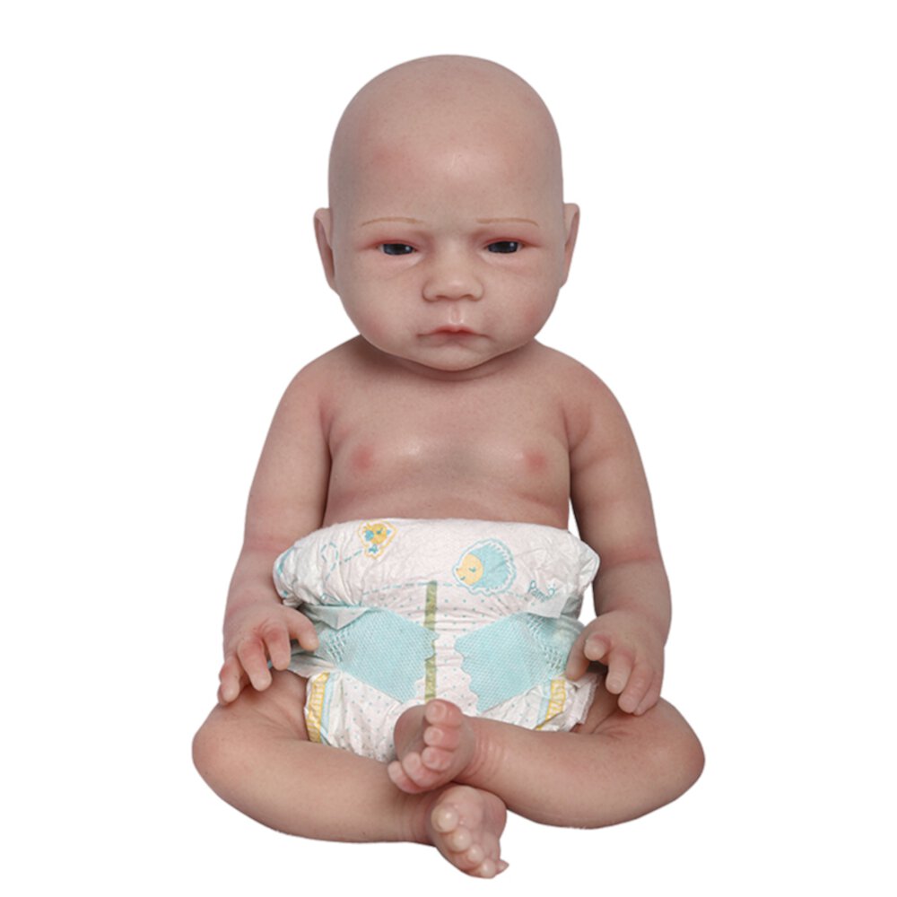 Lifelike Reborn Baby Dolls Soft Body 18.5 Inch Realistic Newborn Baby Dolls Real Life Baby Dolls with Toy Accessories Gift for Collection & Kids Age 6+ Cosdoll