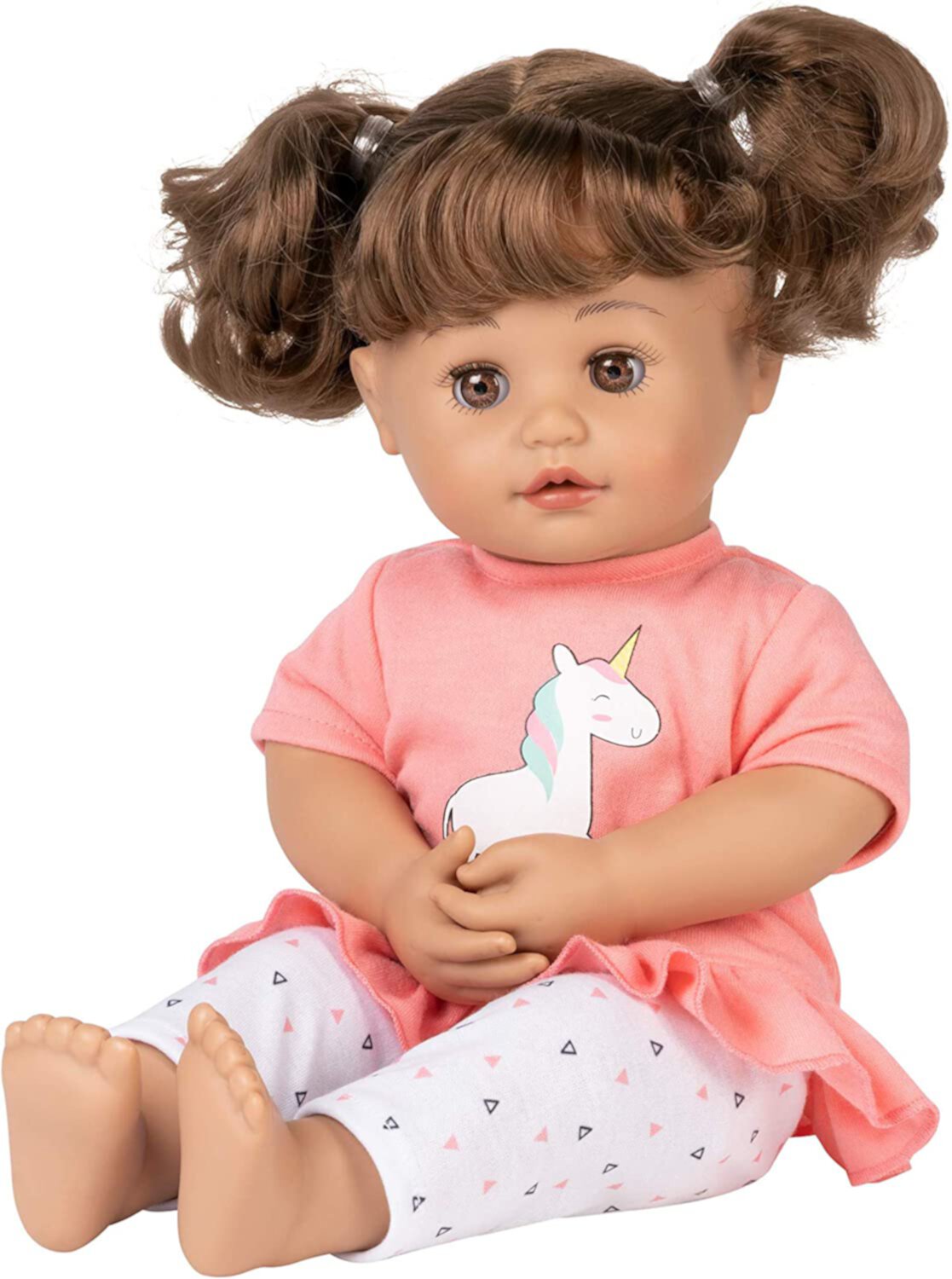 Adora My Cuddle & Coo Babies Collection, 15" Baby Doll in Sweet Powder Scent and 5 Touch Activated Sounds: She Cries, Coos, Giggles, Kisses Back & Says Momma Birthday Gift For Ages 3+ - Unicorn Magic Adora