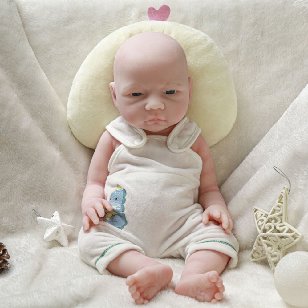 18.5" Baby Dolls Toys Full Body Silicone Reborn Bebe Accompanying Doll Cosdoll