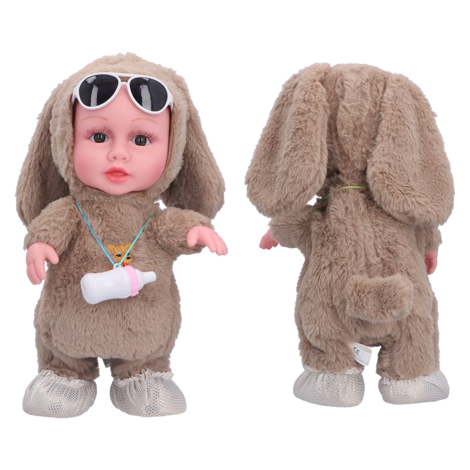 TOPINCN Electric Baby Doll Infant Plush Music Electric Doll Singing Dancing Walking Talking Parroting Baby Girl Keenso