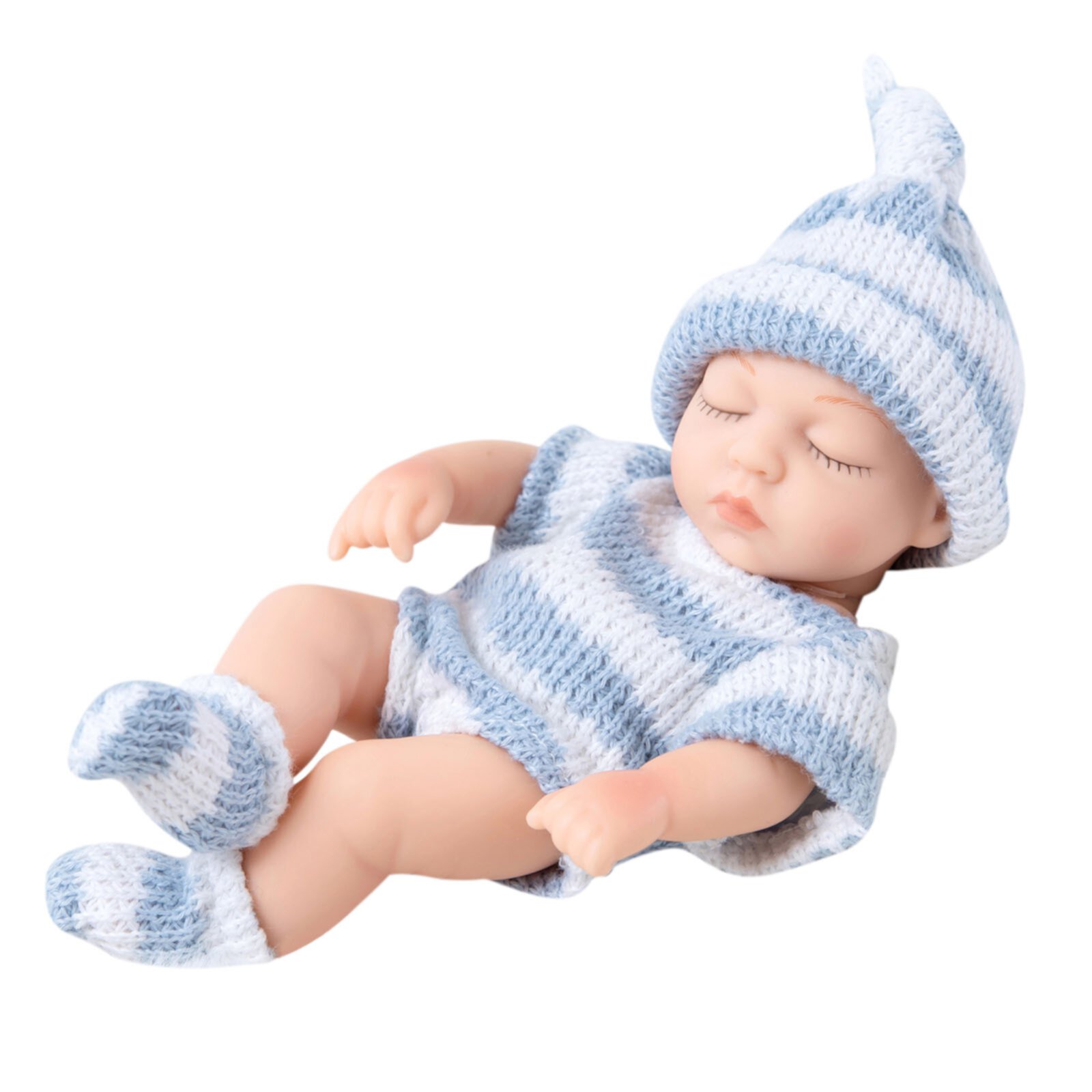 Momihoom Miniature Reborn Baby Dolls Silicone Full Body - Soft Body Mini Realistic-Newborn Baby Dolls with Real Life Tiny Baby Doll for Kids Momihoom