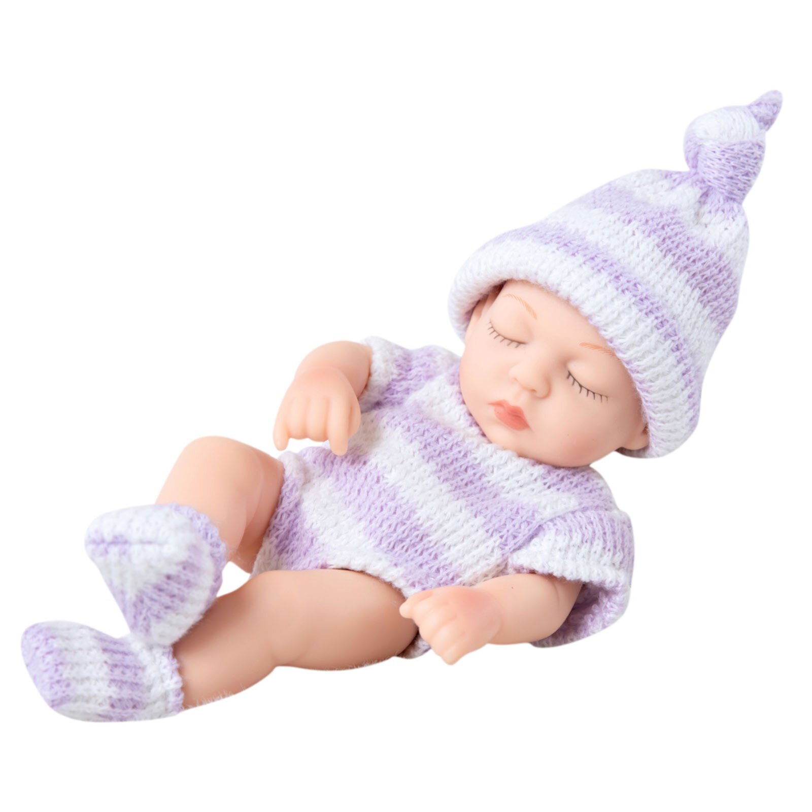 Momihoom Miniature Reborn Baby Dolls Silicone Full Body - Soft Body Mini Realistic-Newborn Baby Dolls with Real Life Tiny Baby Doll for Kids Momihoom