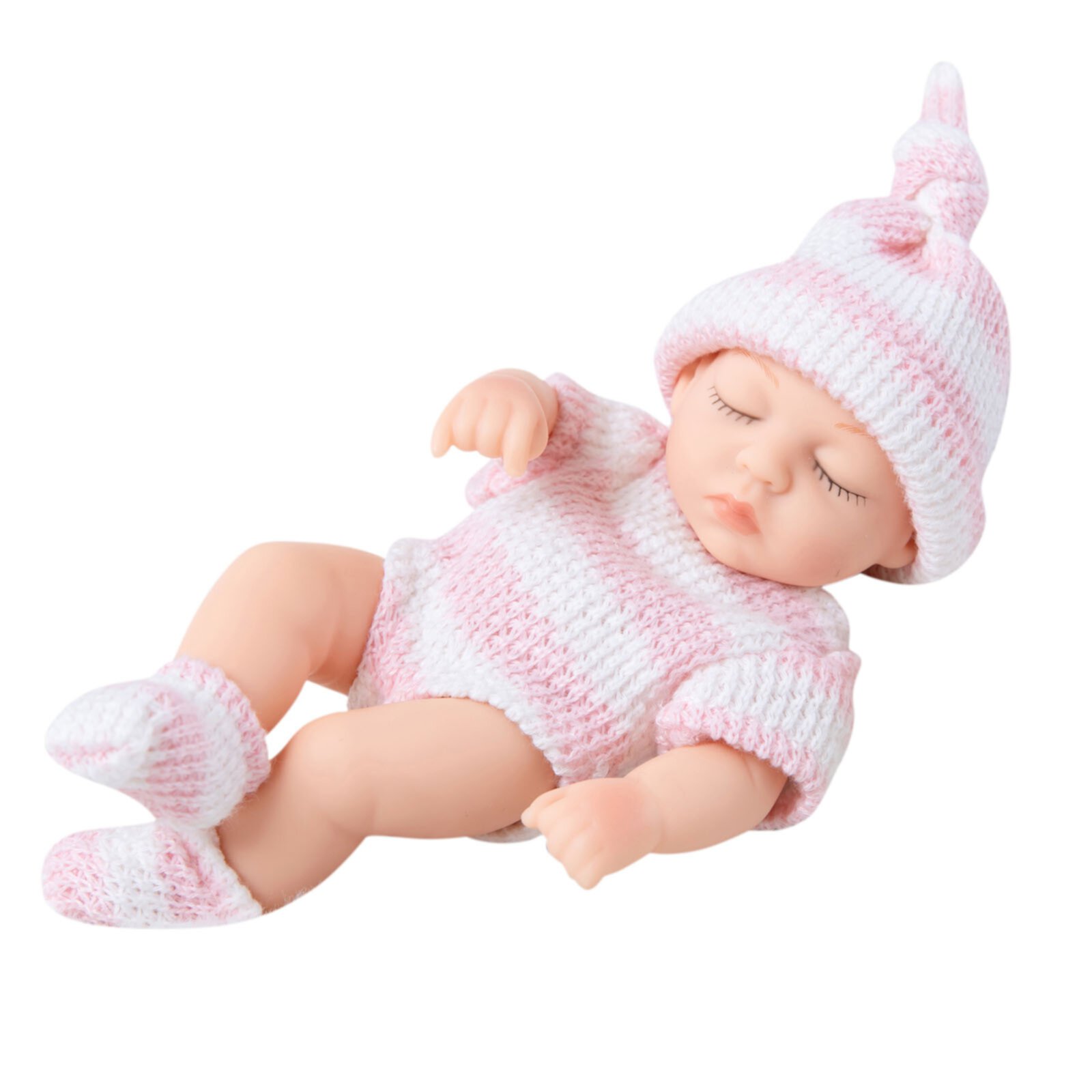 Momihoom Miniature Reborn Baby Dolls Silicone Full Body - Soft Body Mini Realistic-Newborn Baby Dolls with Real Life Tiny Baby Doll for Kids Momihoom