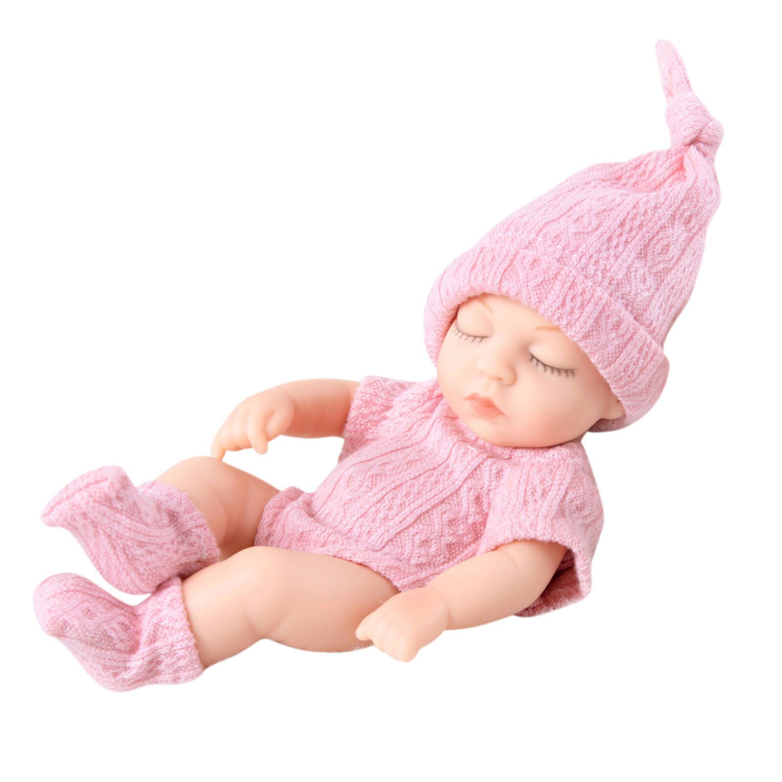 Momihoom Miniature Reborn Baby Dolls Silicone Full Body - Soft Body Mini Realistic-Newborn Baby Dolls with Real Life Tiny Baby Doll for Kids Momihoom