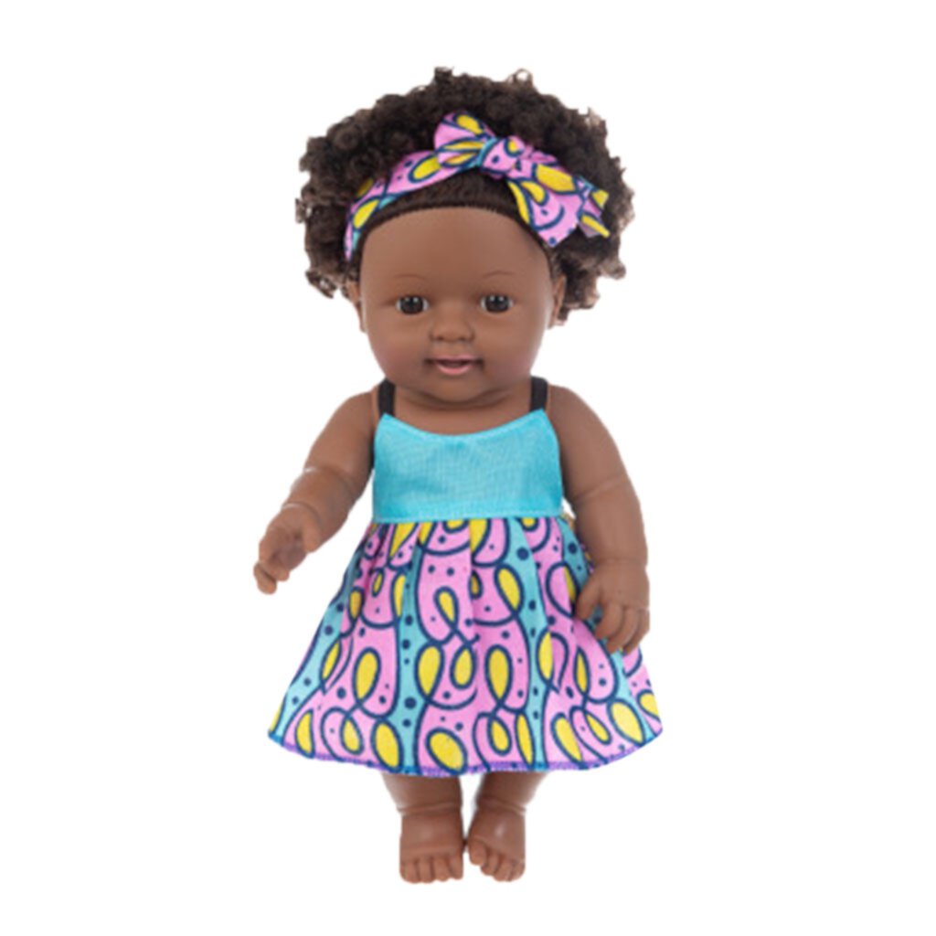 Baby Dolls Black Girl Dolls,Lifelike Girl Black Baby Doll Handmade Soft Realistic Baby Dolls for 2 Year Old Girls and Up,Fashion Black Baby Doll Play Doll for KidsGifts for Family Feledorashia