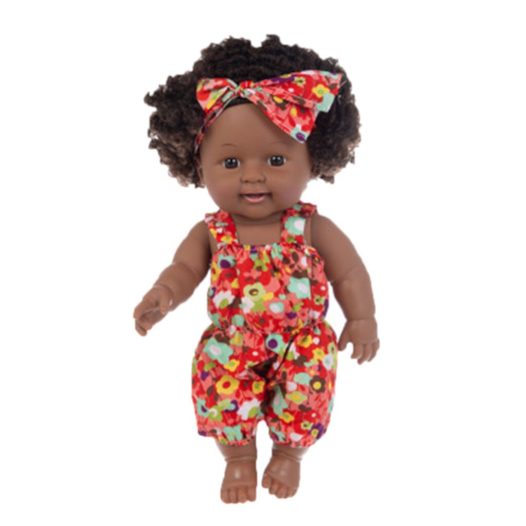 Baby Dolls Black Girl Dolls,Lifelike Girl Black Baby Doll Handmade Soft Realistic Baby Dolls for 2 Year Old Girls and Up,Fashion Black Baby Doll Play Doll for KidsGifts for Family Feledorashia