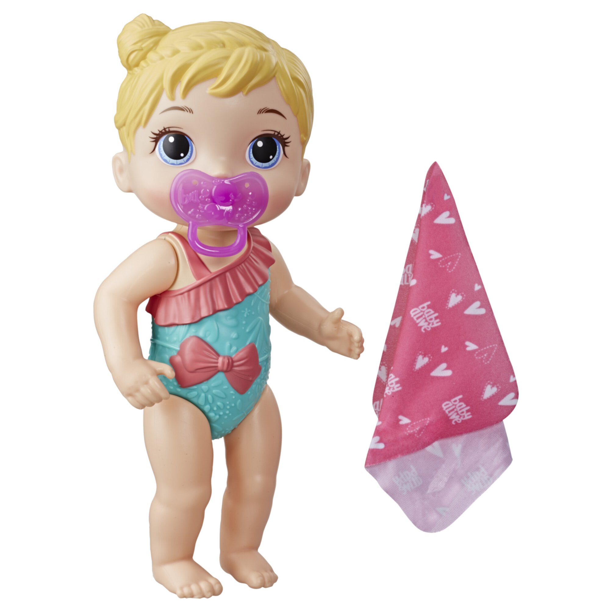 Кукла Baby Alive Splash 'n Snuggle с блондинистыми волосами для водных игр и сушки, от 3 лет Baby Alive